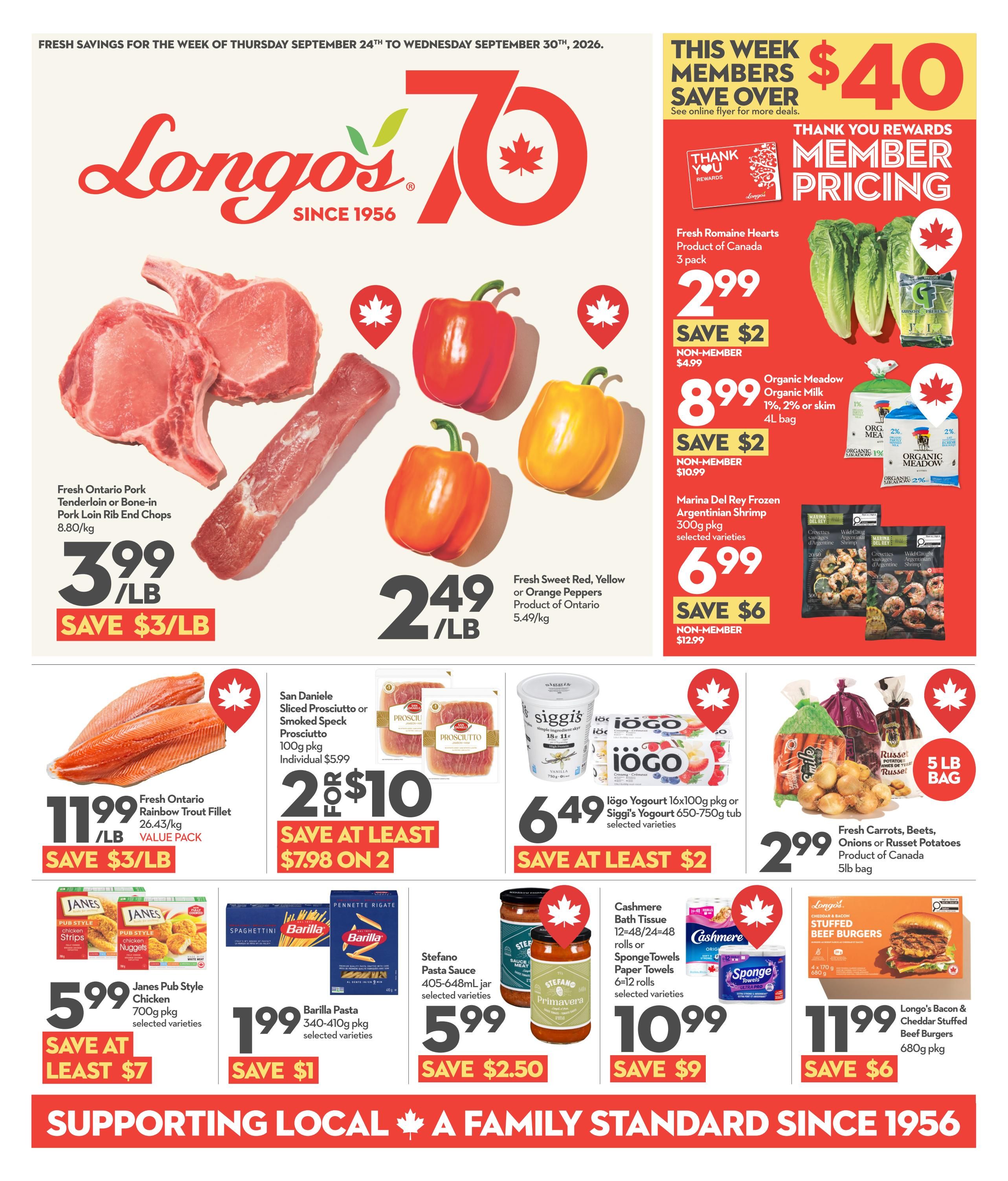 Longo's Flyer September 24 to 30