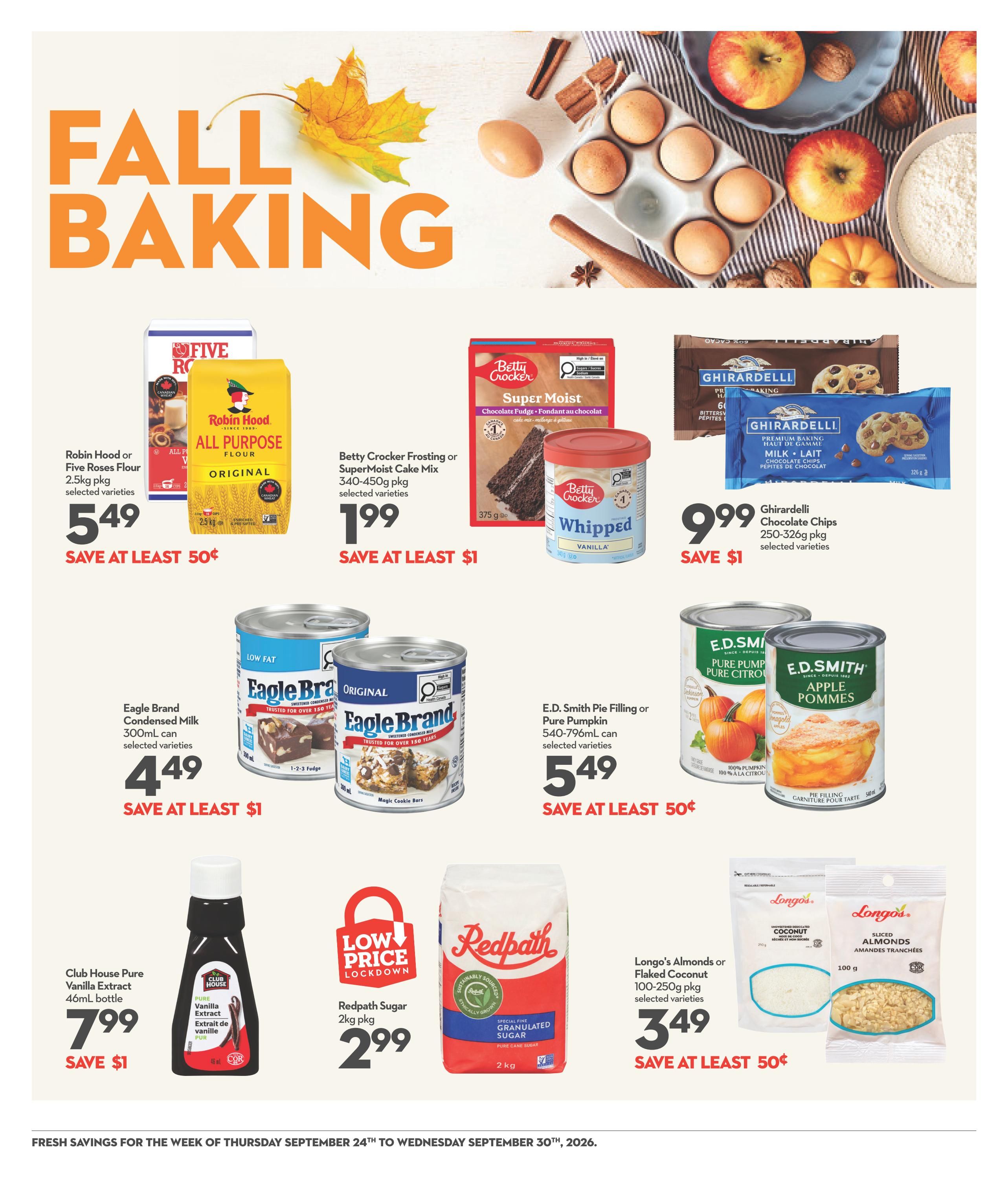Longo's Flyer September 24 to 30