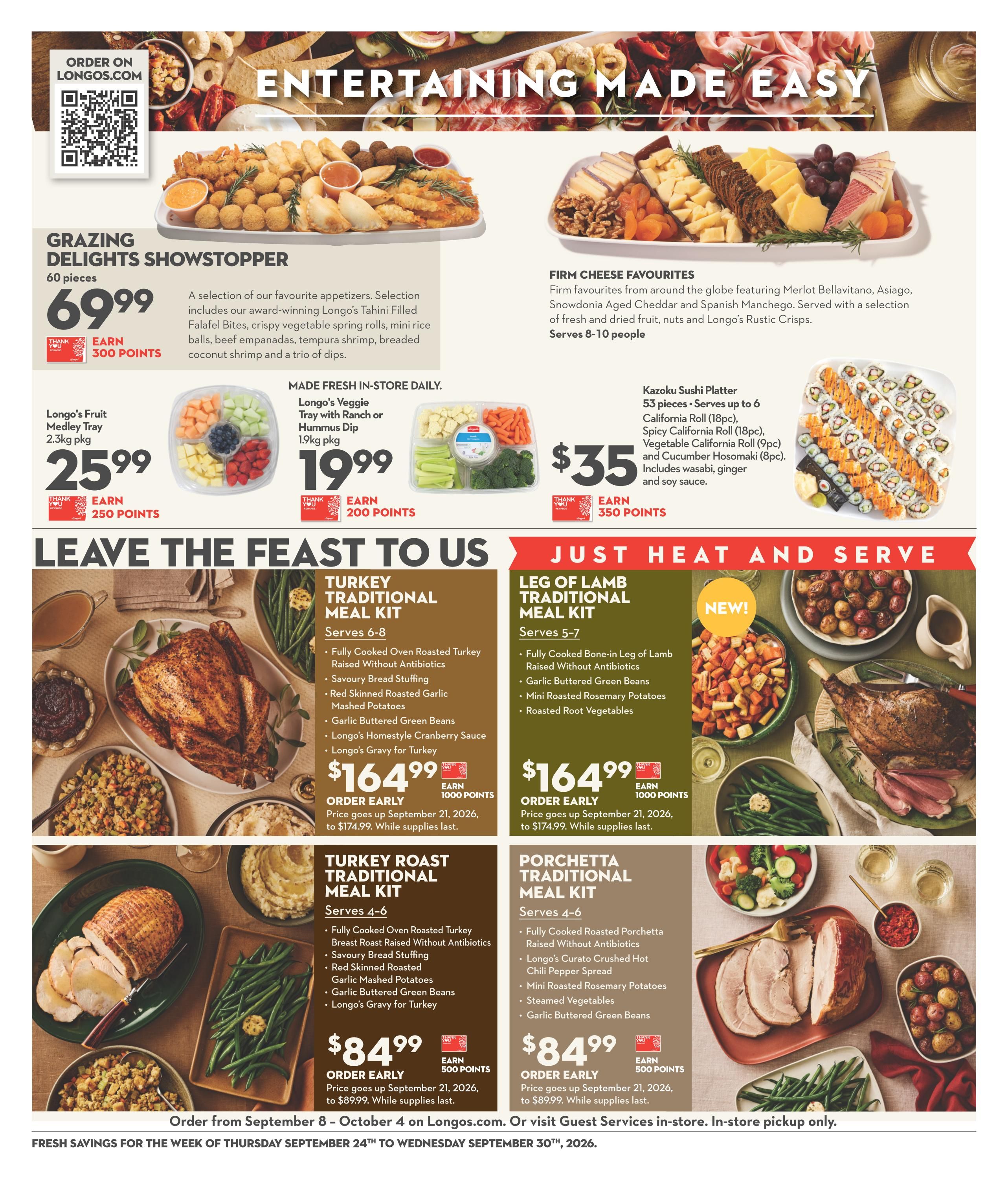 Longo's Flyer September 24 to 30