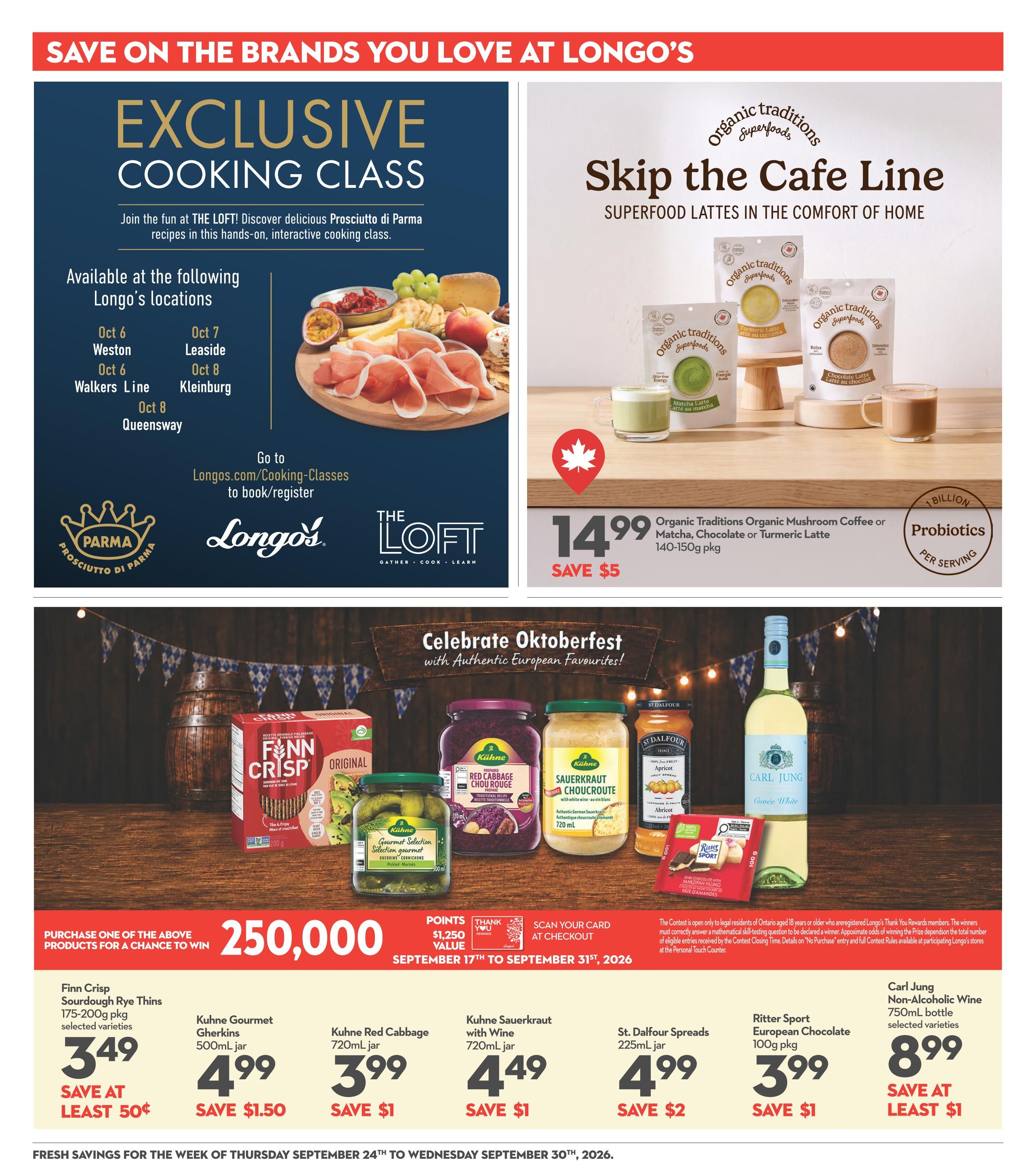 Longo's Flyer September 24 to 30