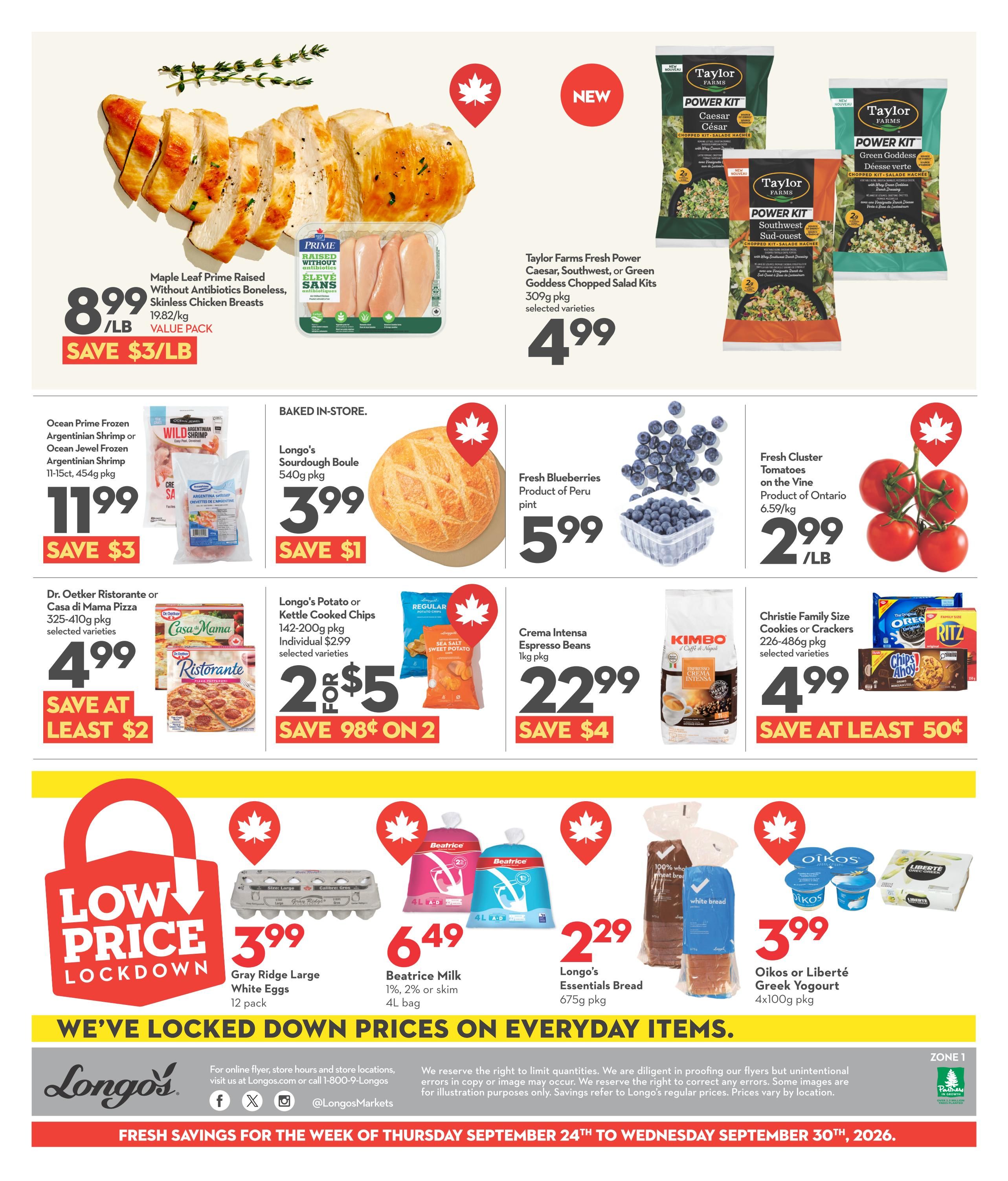 Longo's Flyer September 24 to 30