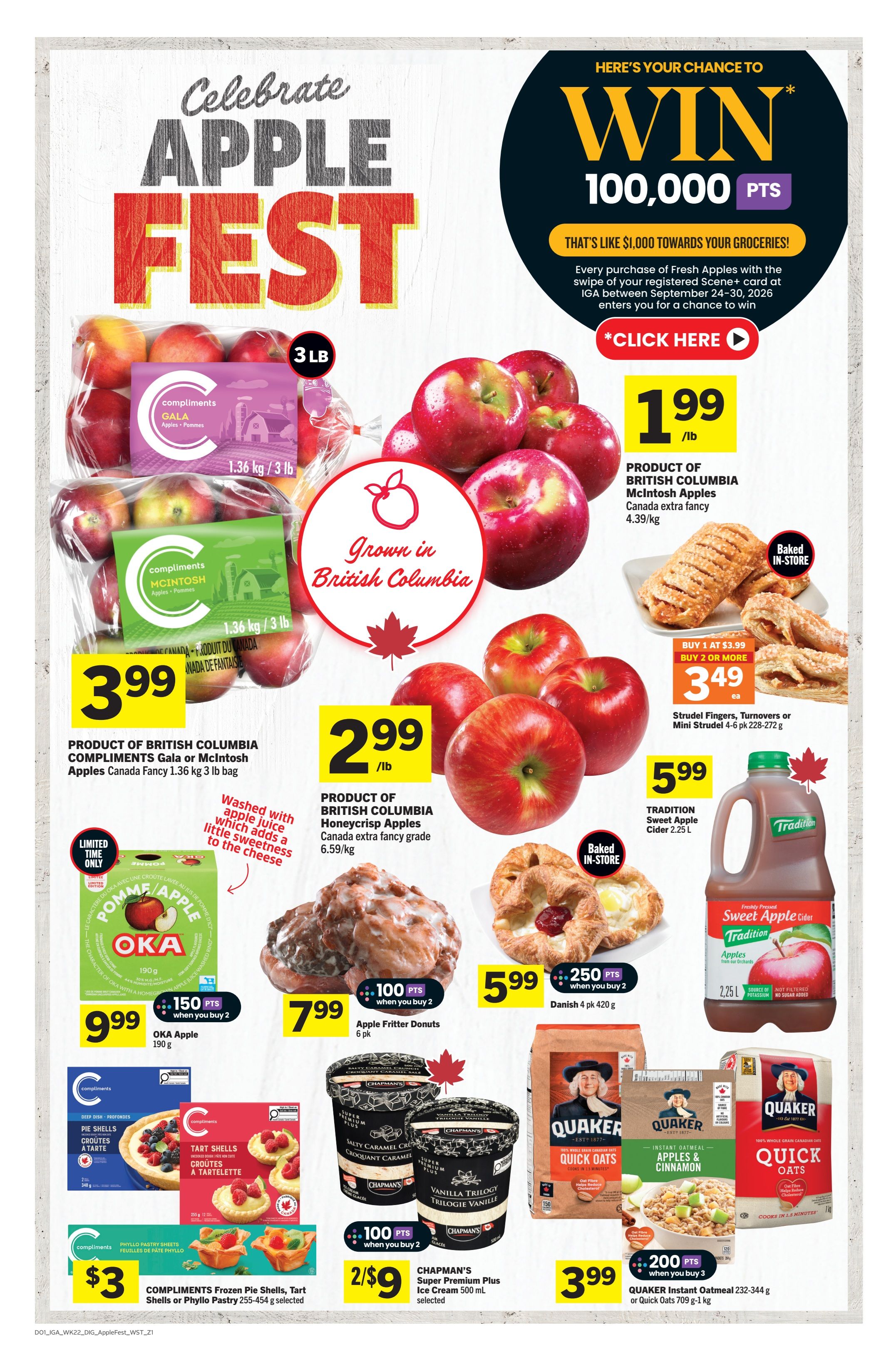 IGA (West) Flyer September 24 to 30