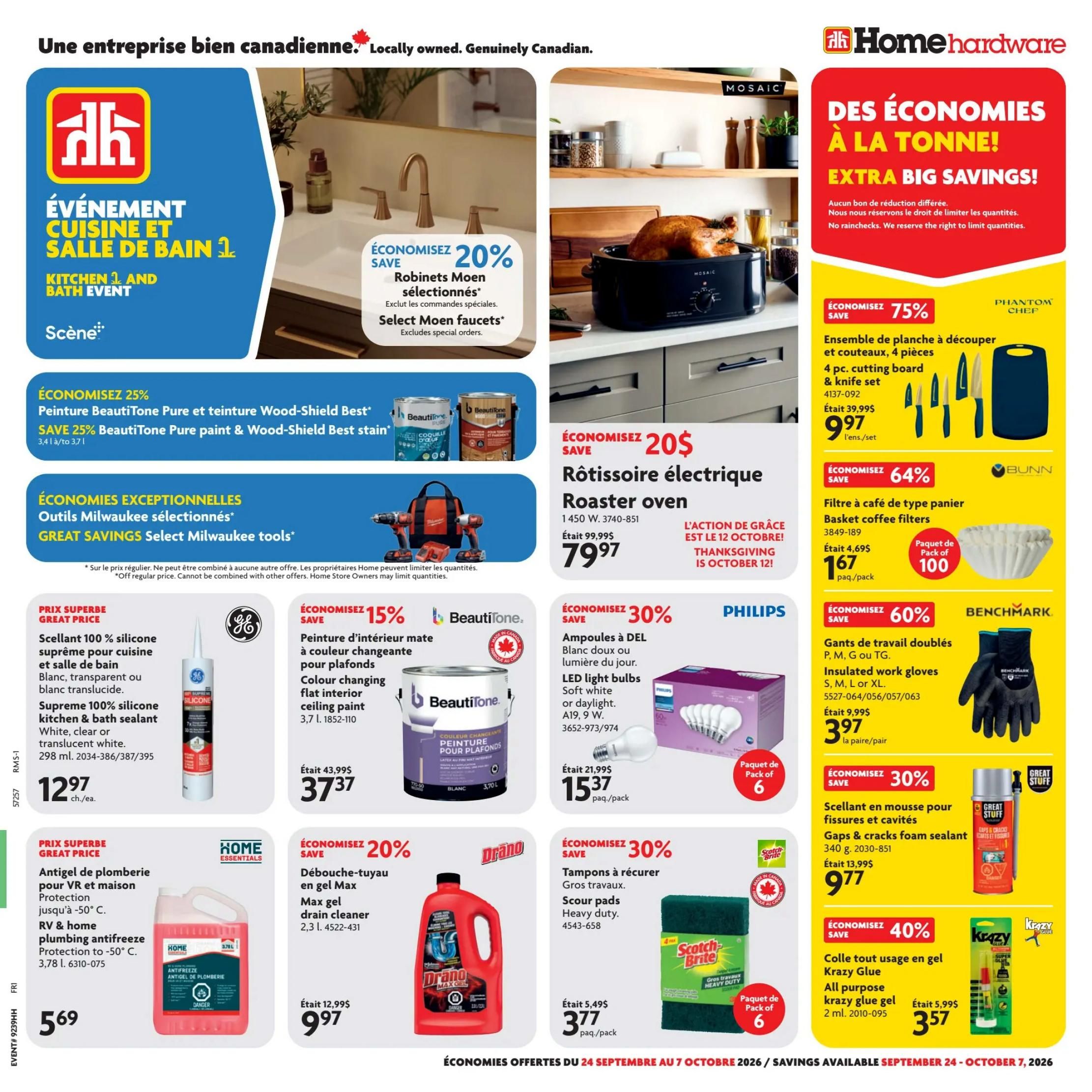Home Hardware (QC) Flyer September 24 to October 7
