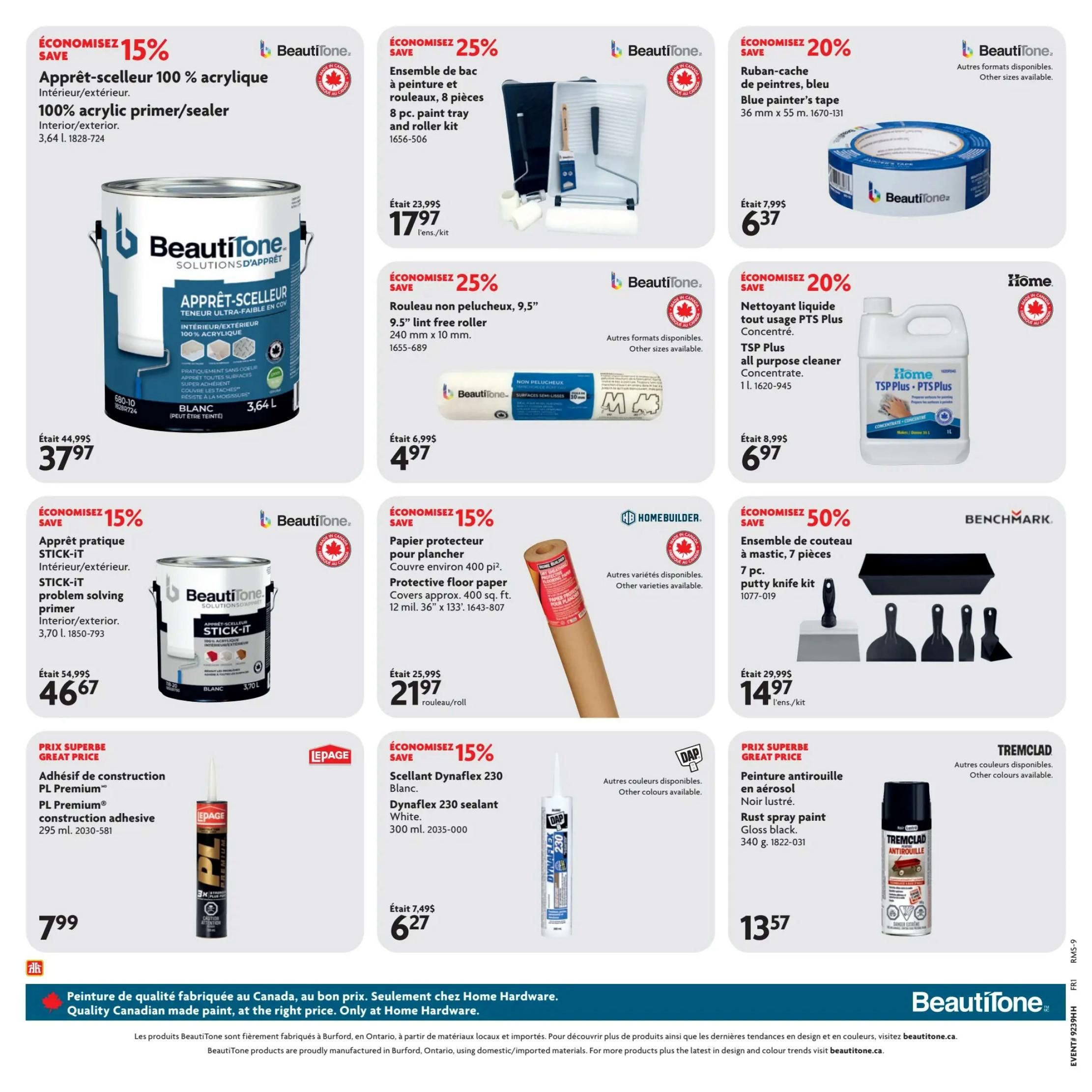 Home Hardware (QC) Flyer September 24 to October 7