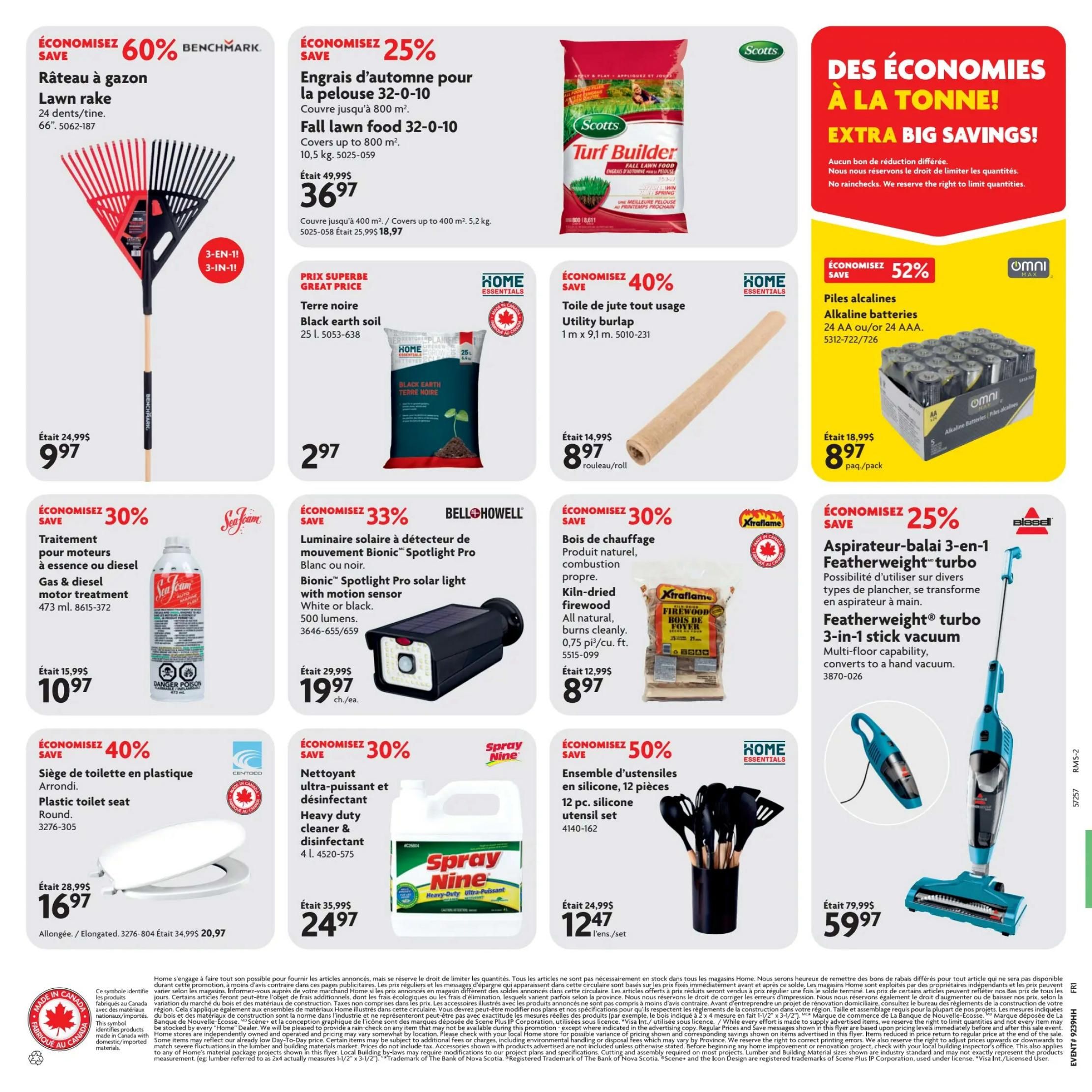 Home Hardware (QC) Flyer September 24 to October 7