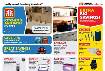 Home Hardware (Atlantic) Flyer September 24 to October 7