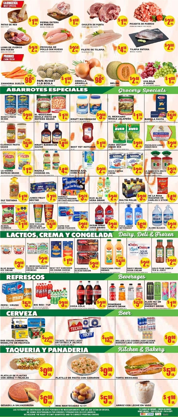 Poco Loco Supermercado (Bryan, TX) Weekly Ad September 23 - 29, 2026