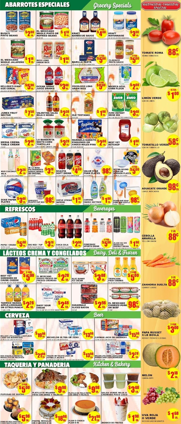 Poco Loco Supermercado (Rosenberg, TX) Weekly Ad September 23 - 29, 2026
