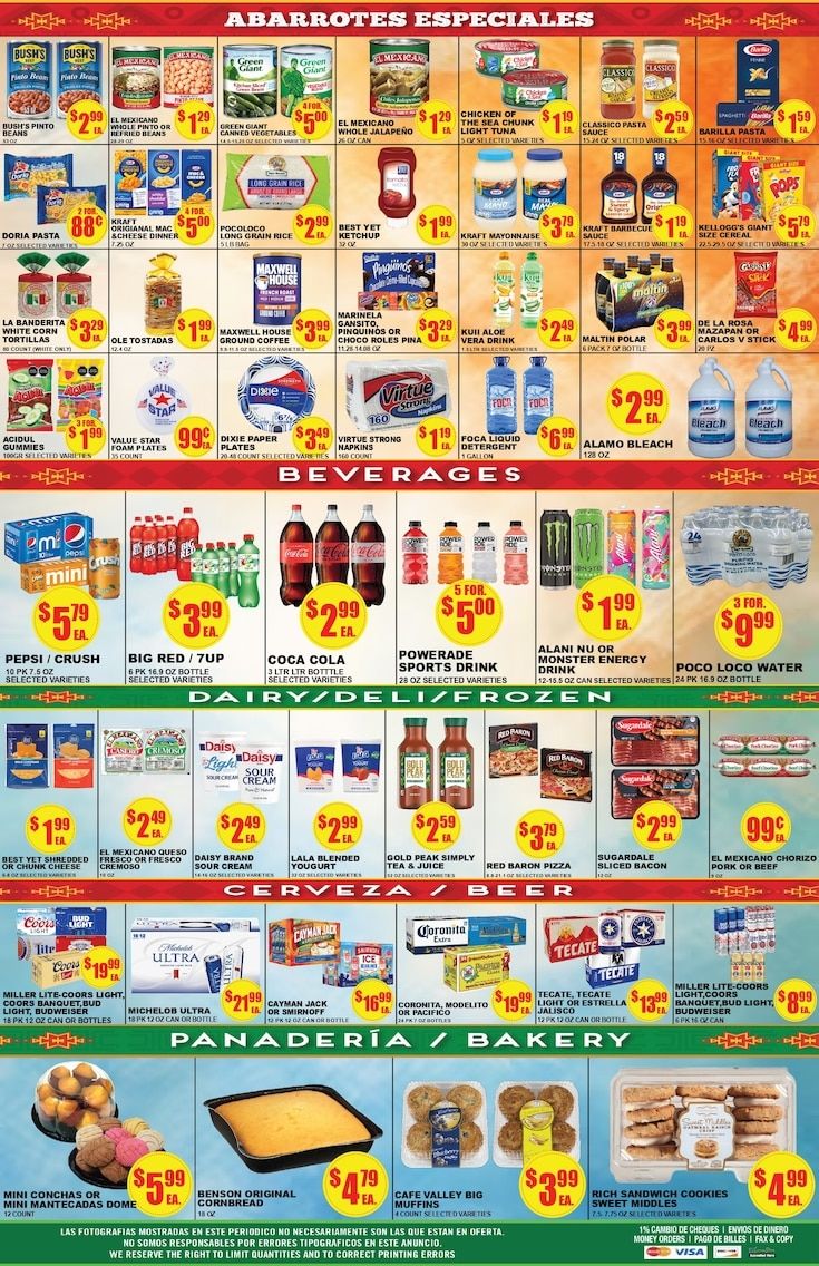 Poco Loco Supermercado (Texas) Weekly Ad September 23 - 29, 2026