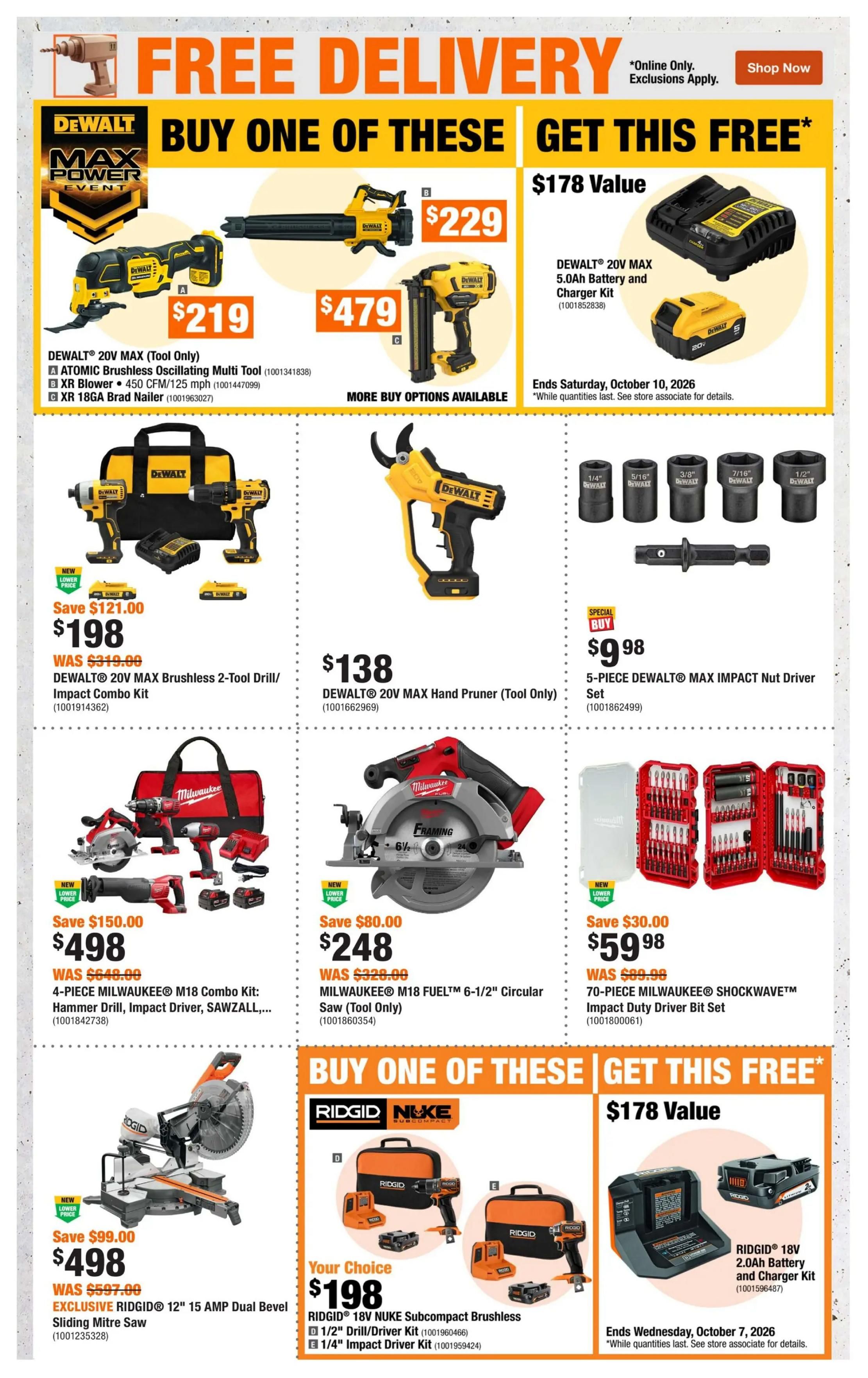 Home Depot (Atlantic) Flyer September 24 to October 7