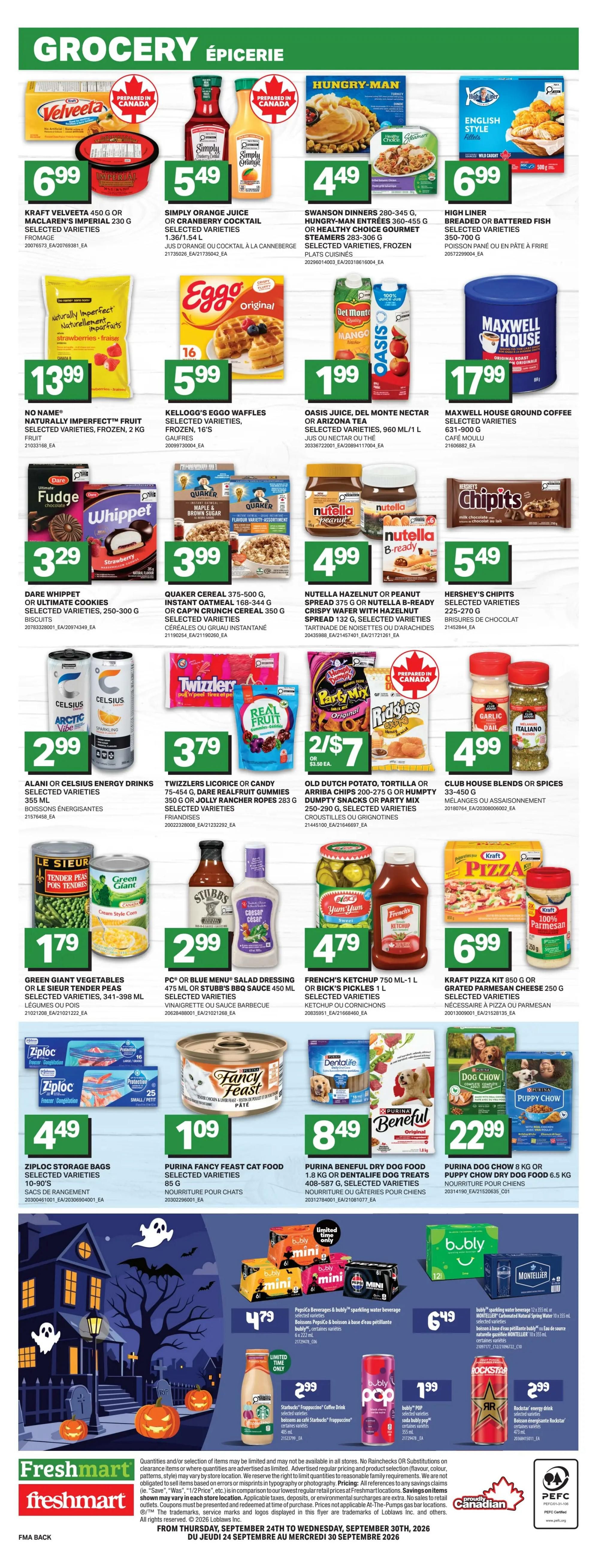 Freshmart (Atlantic) Flyer September 24 to 30