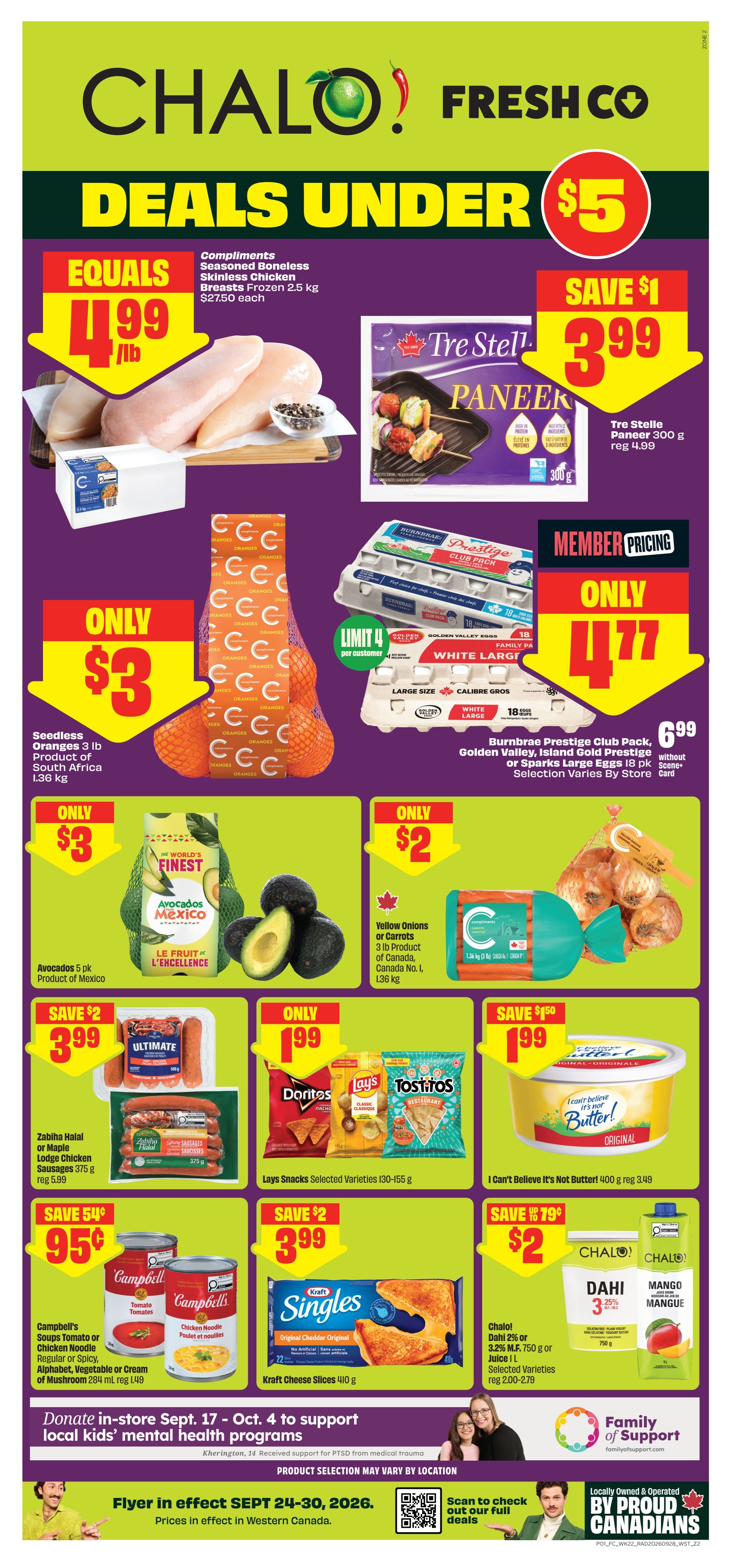 Chalo! FreshCo (West) Flyer September 24 to 30