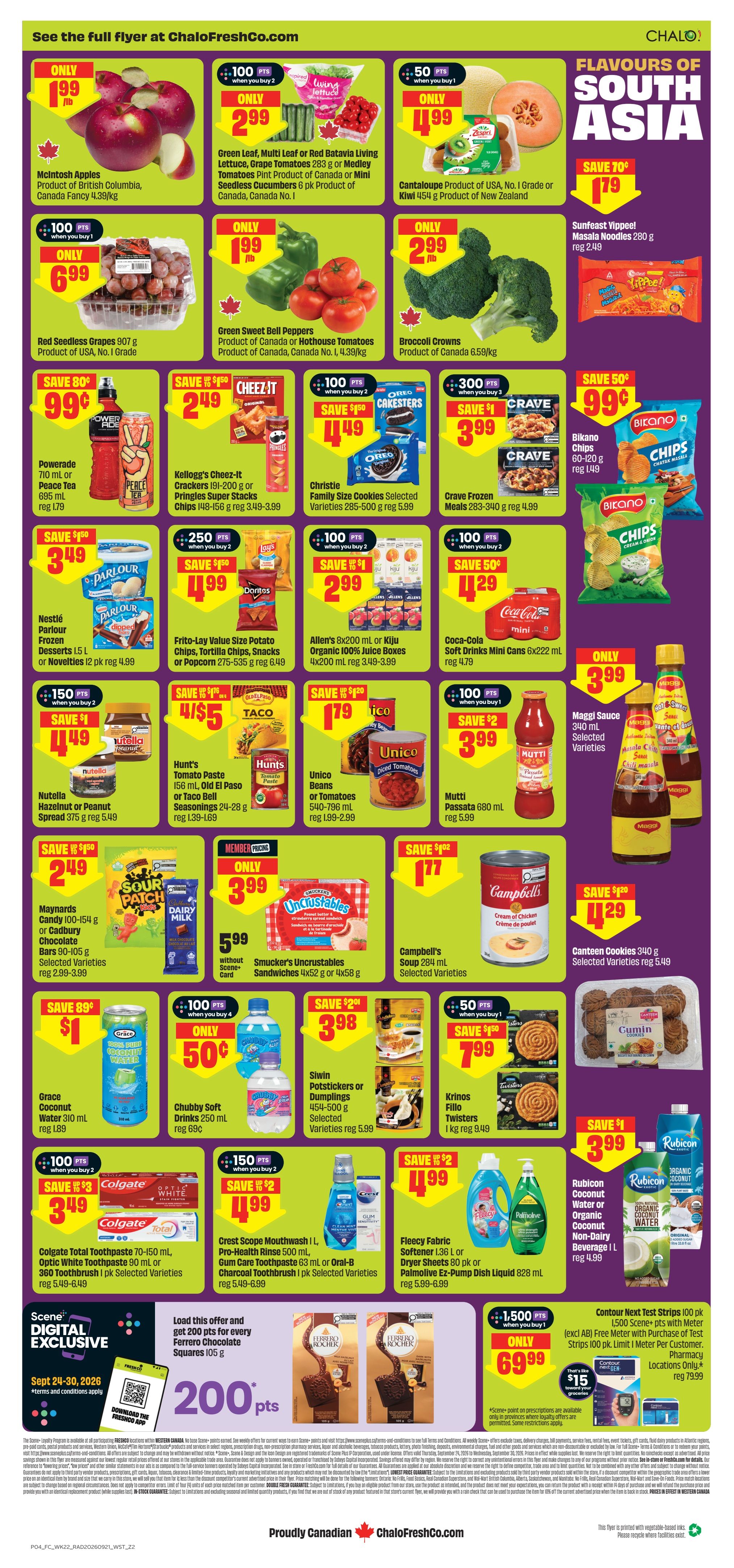 Chalo! FreshCo (West) Flyer September 24 to 30