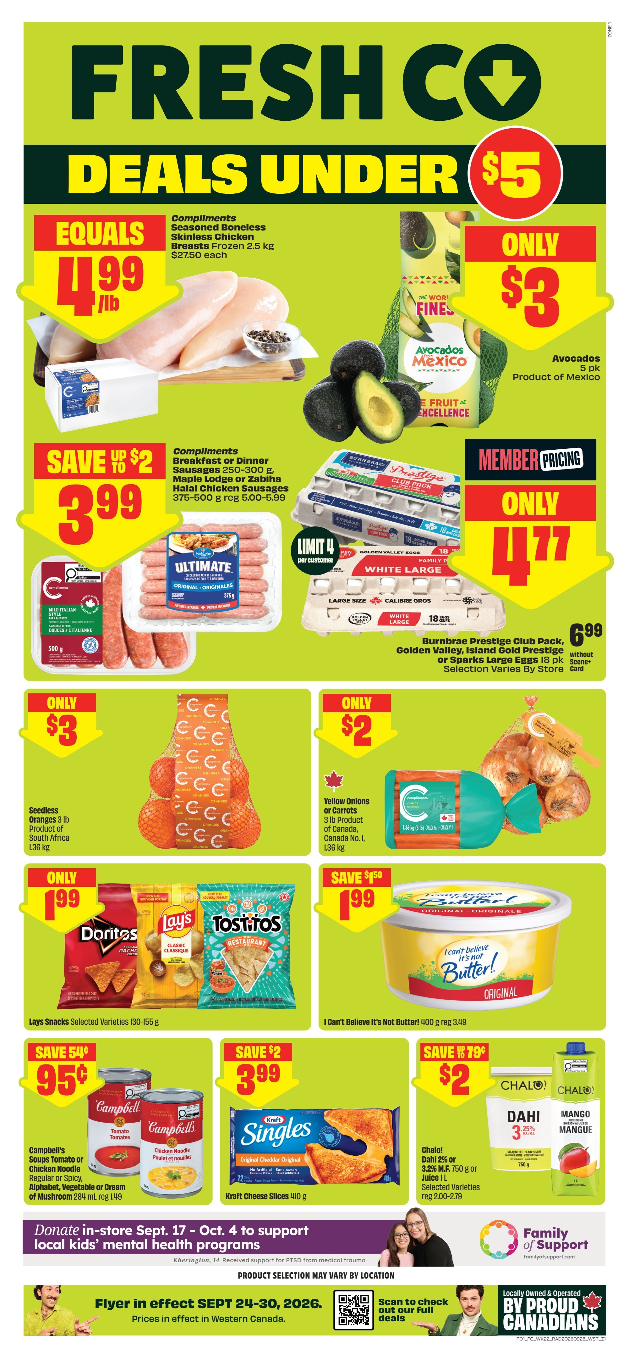 FreshCo (West) Flyer September 24 to 30