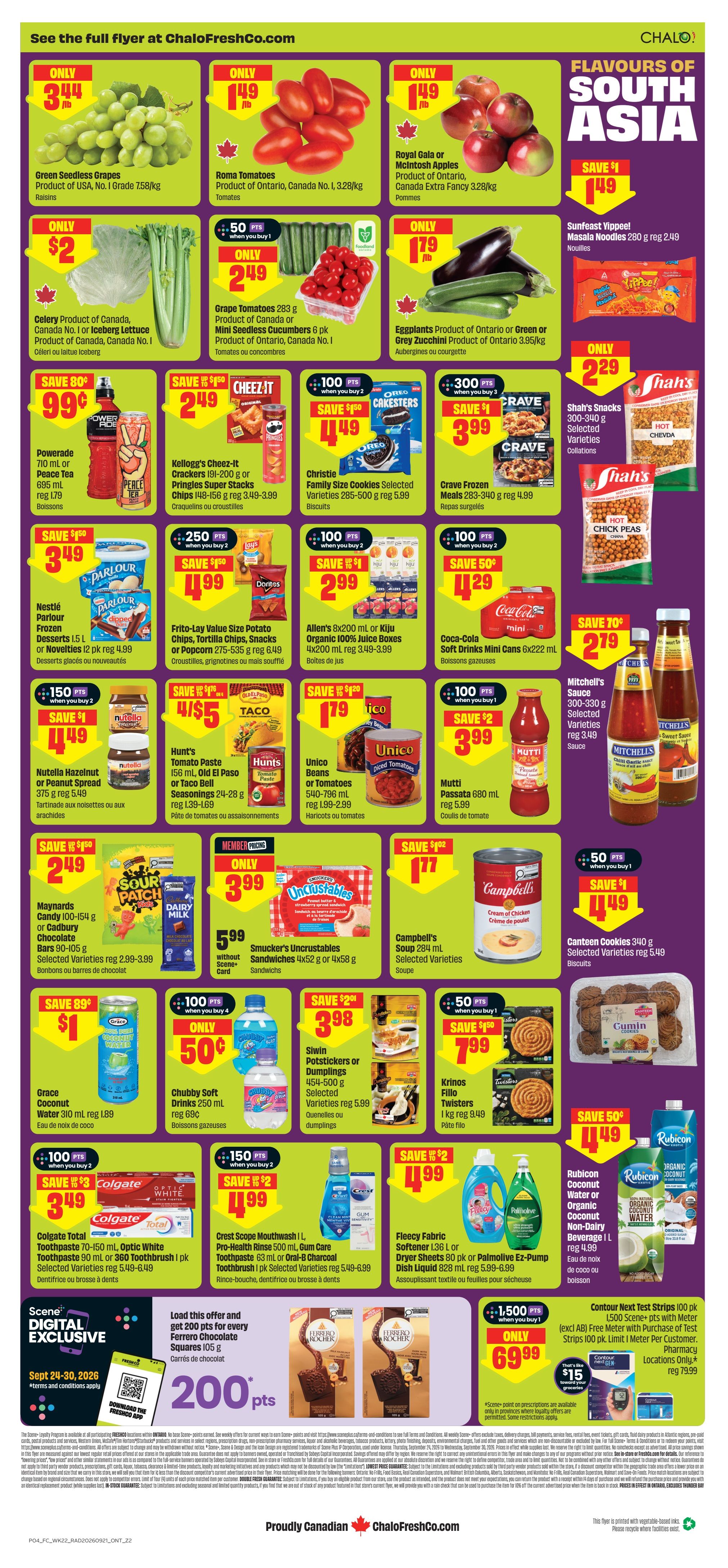 Chalo! FreshCo (ON) Flyer September 24 to 30