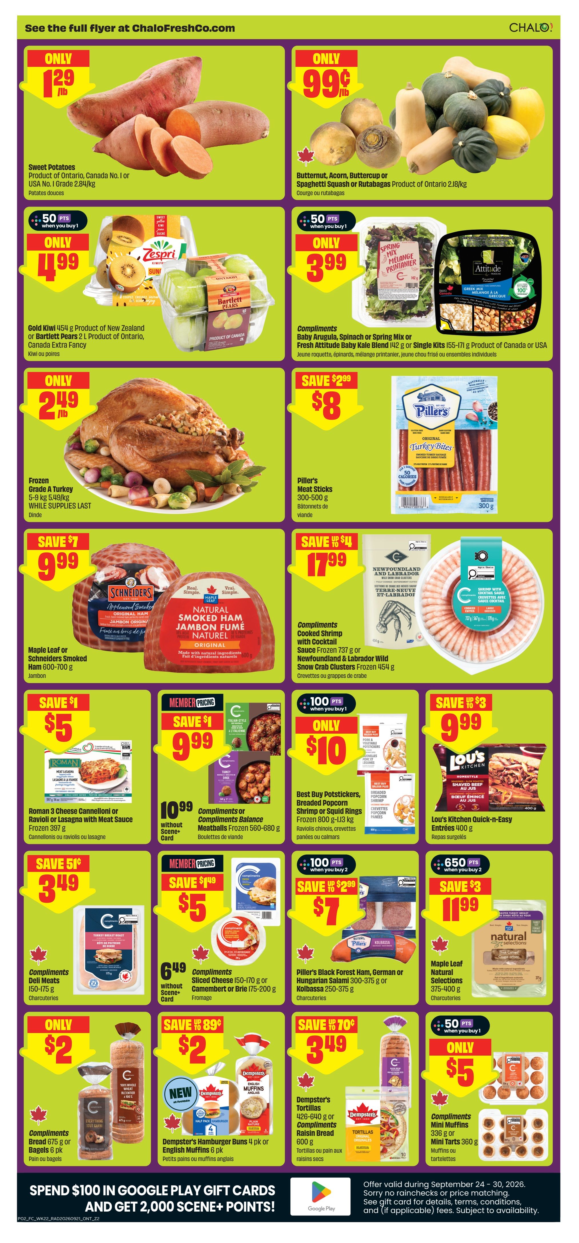Chalo! FreshCo (ON) Flyer September 24 to 30