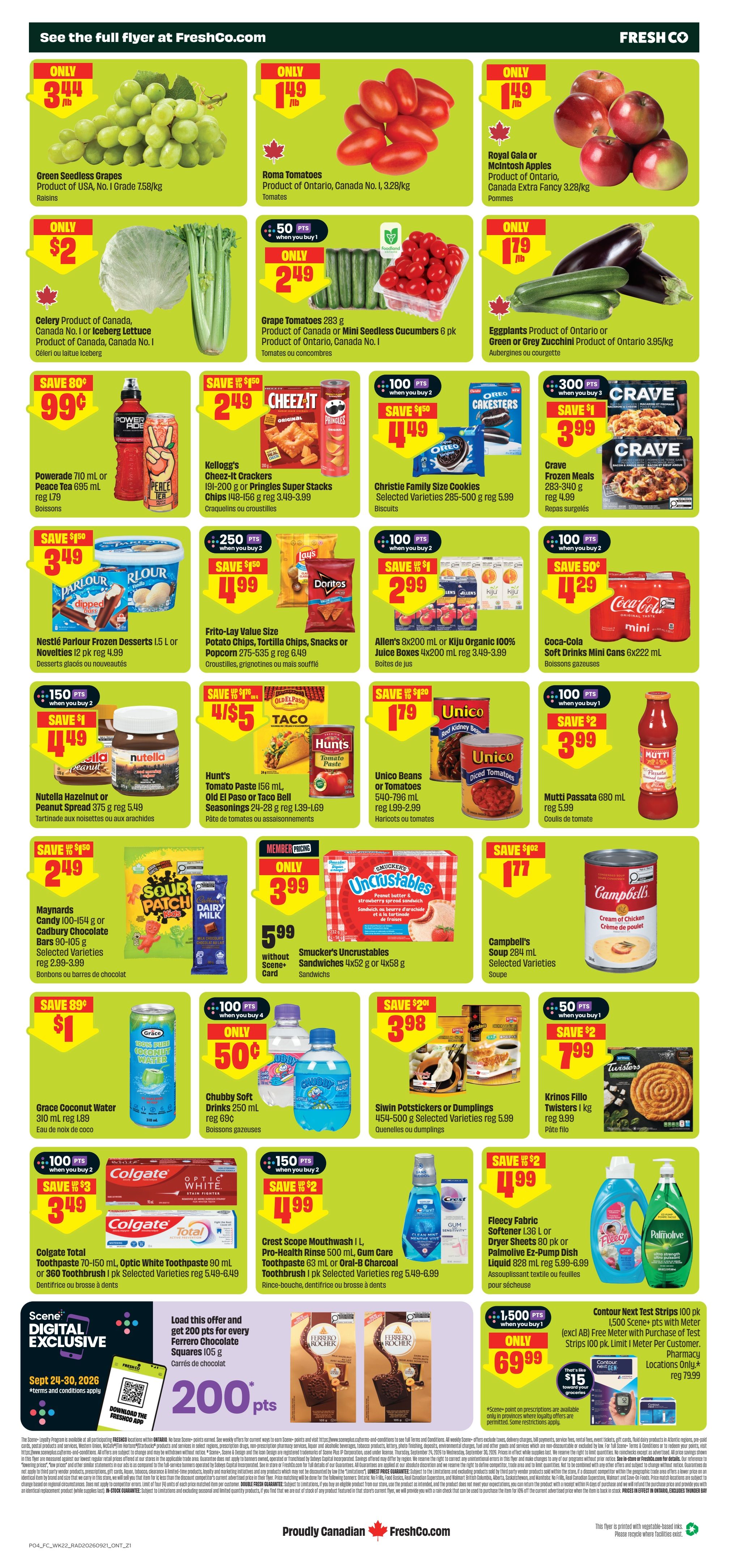 FreshCo (ON) Flyer September 24 to 30