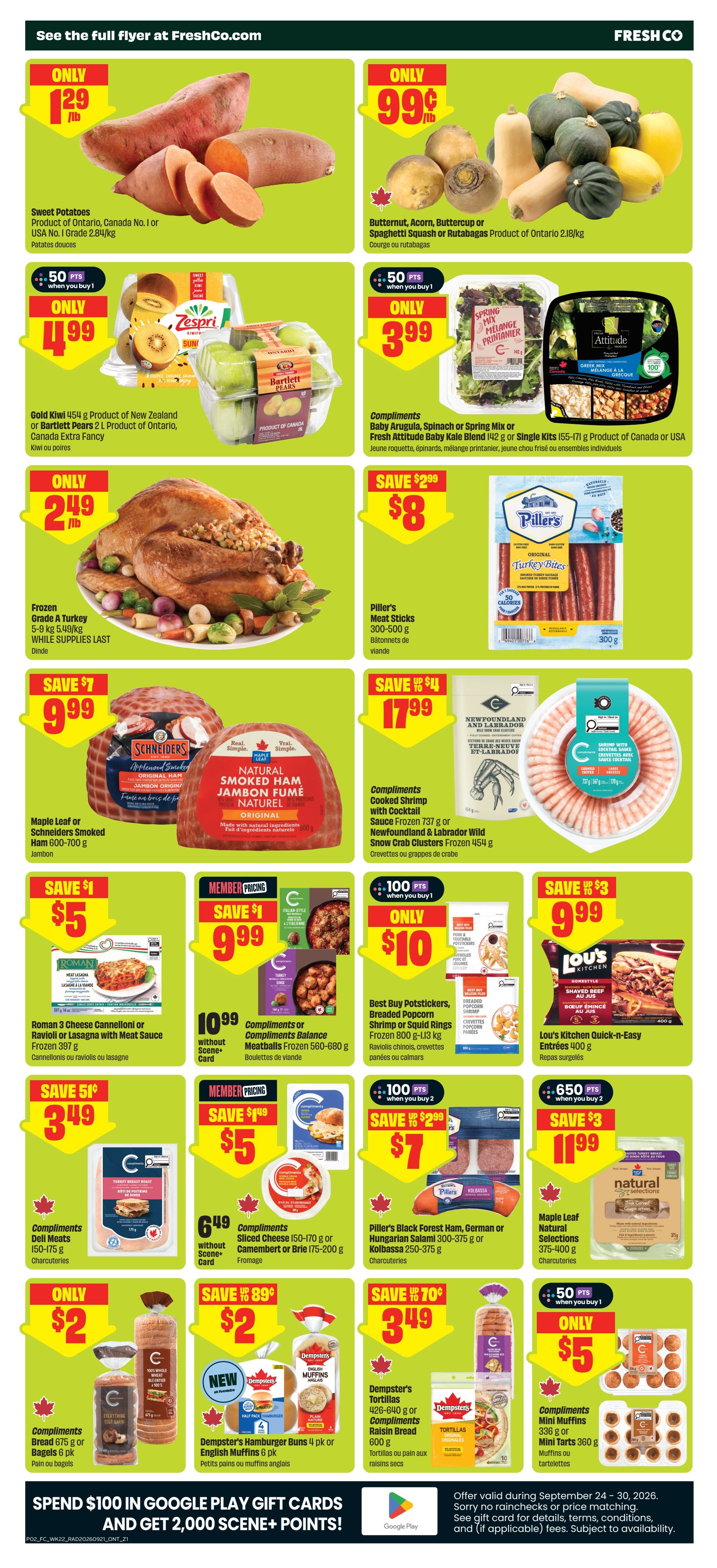 FreshCo (ON) Flyer September 24 to 30