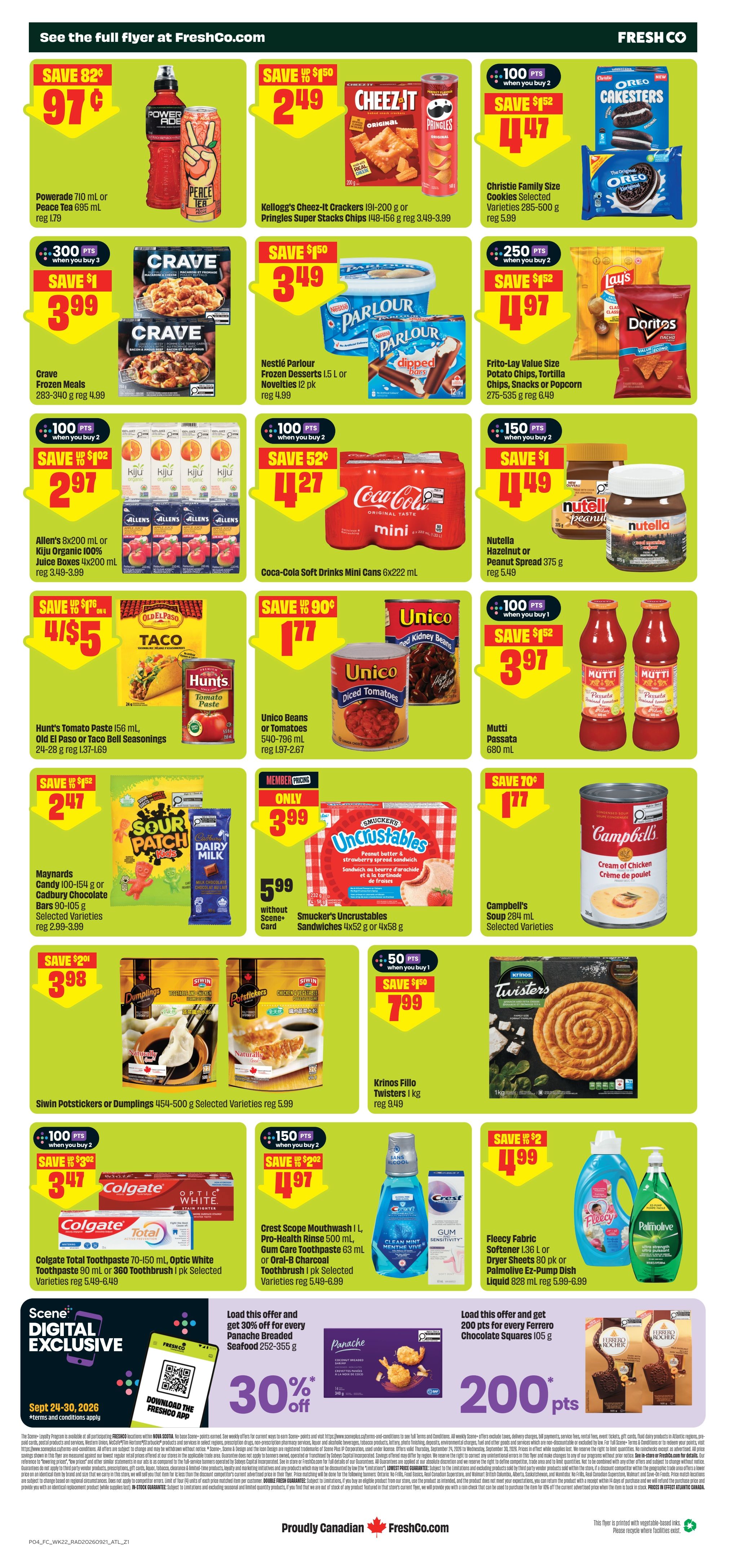 FreshCo (Atlantic) Flyer September 24 to 30