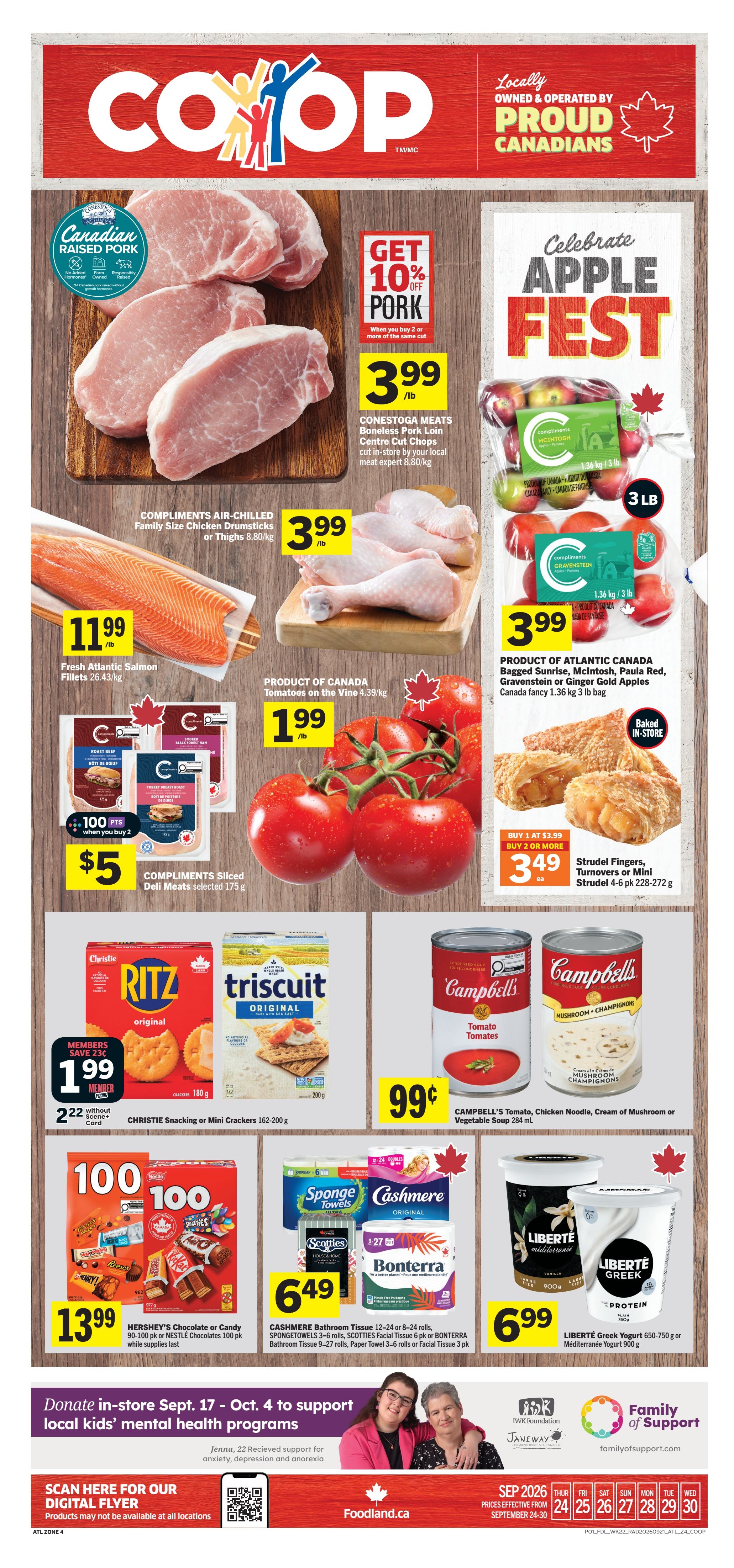 Foodland Co-op Flyer September 24 to 30