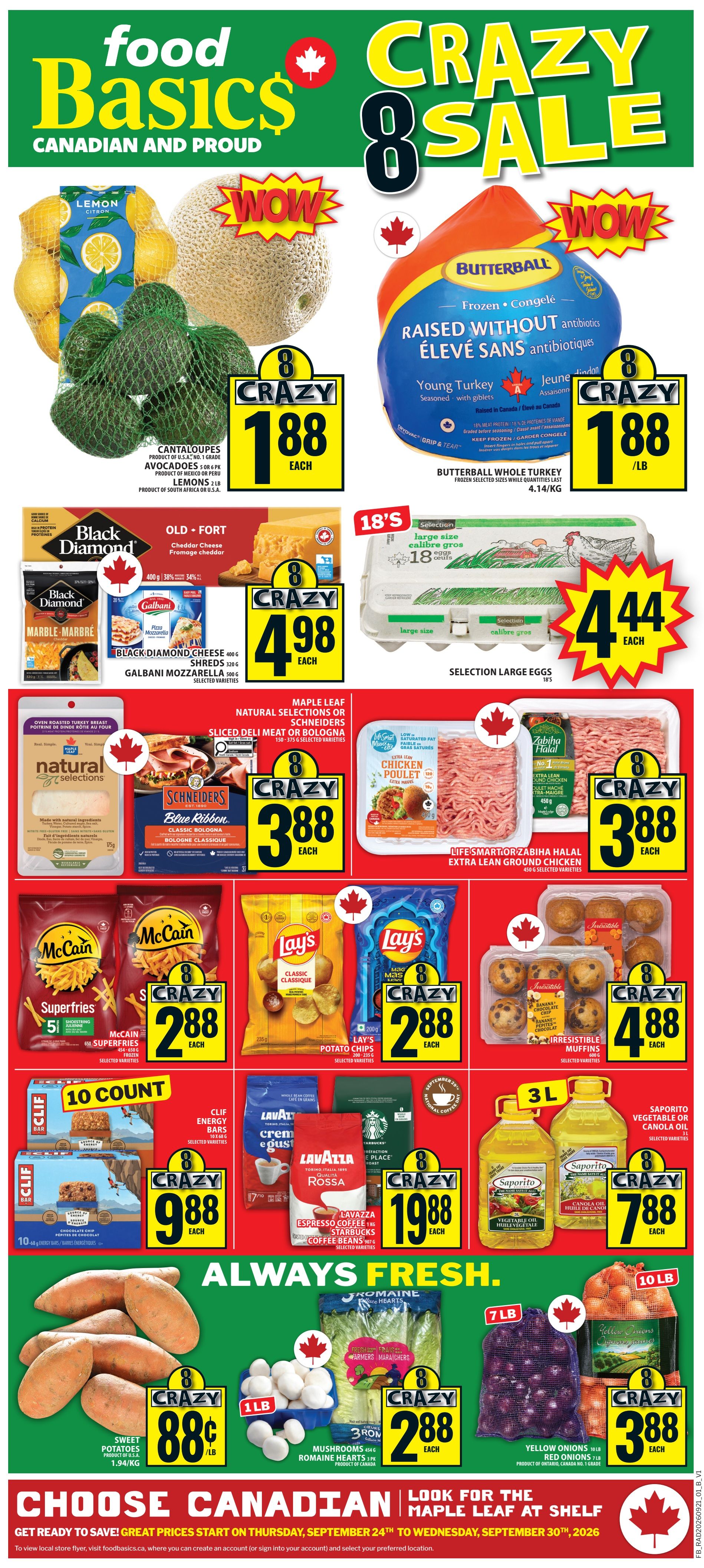 Food Basics Flyer September 24 to 30