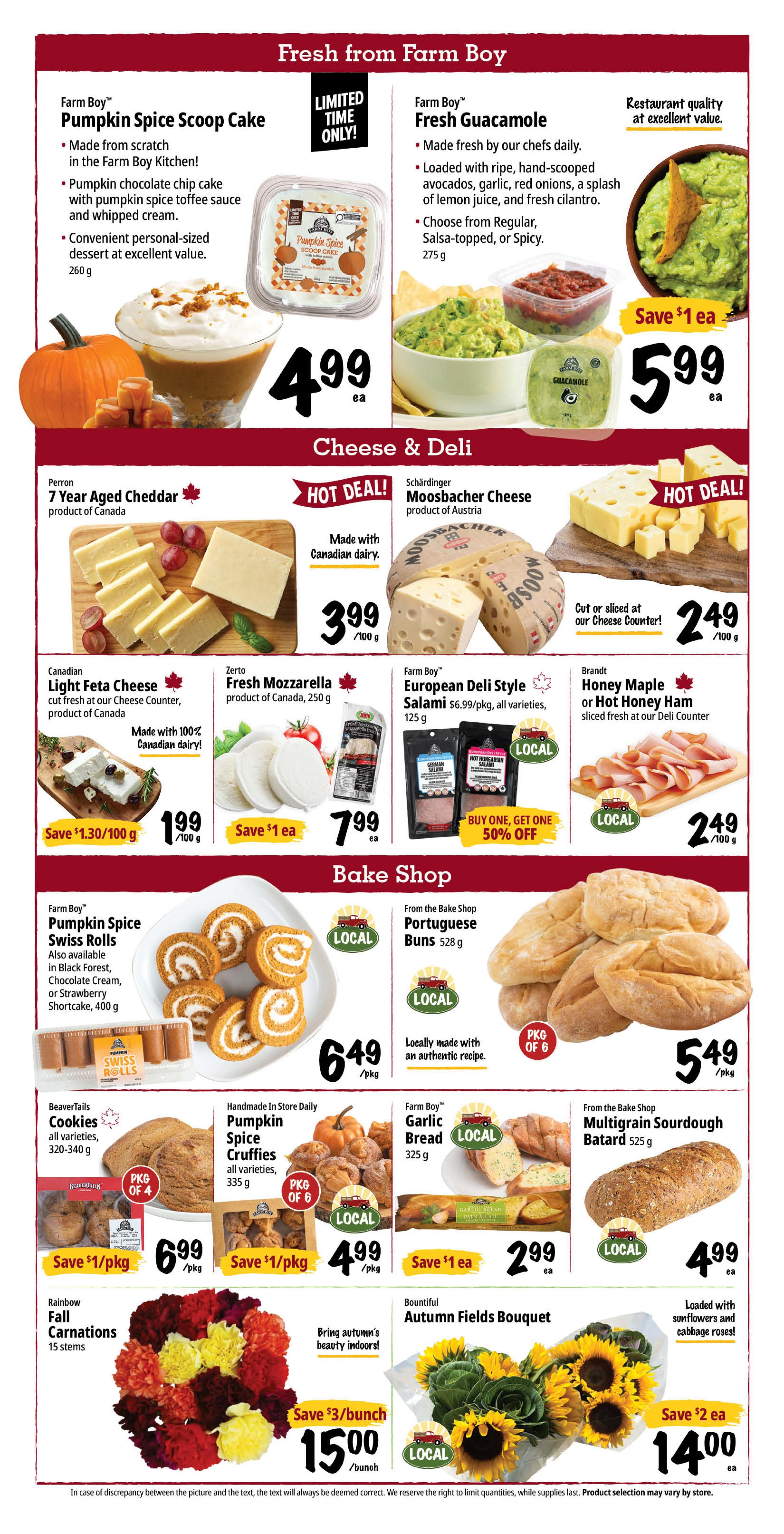 Farm Boy Flyer September 24 to 30