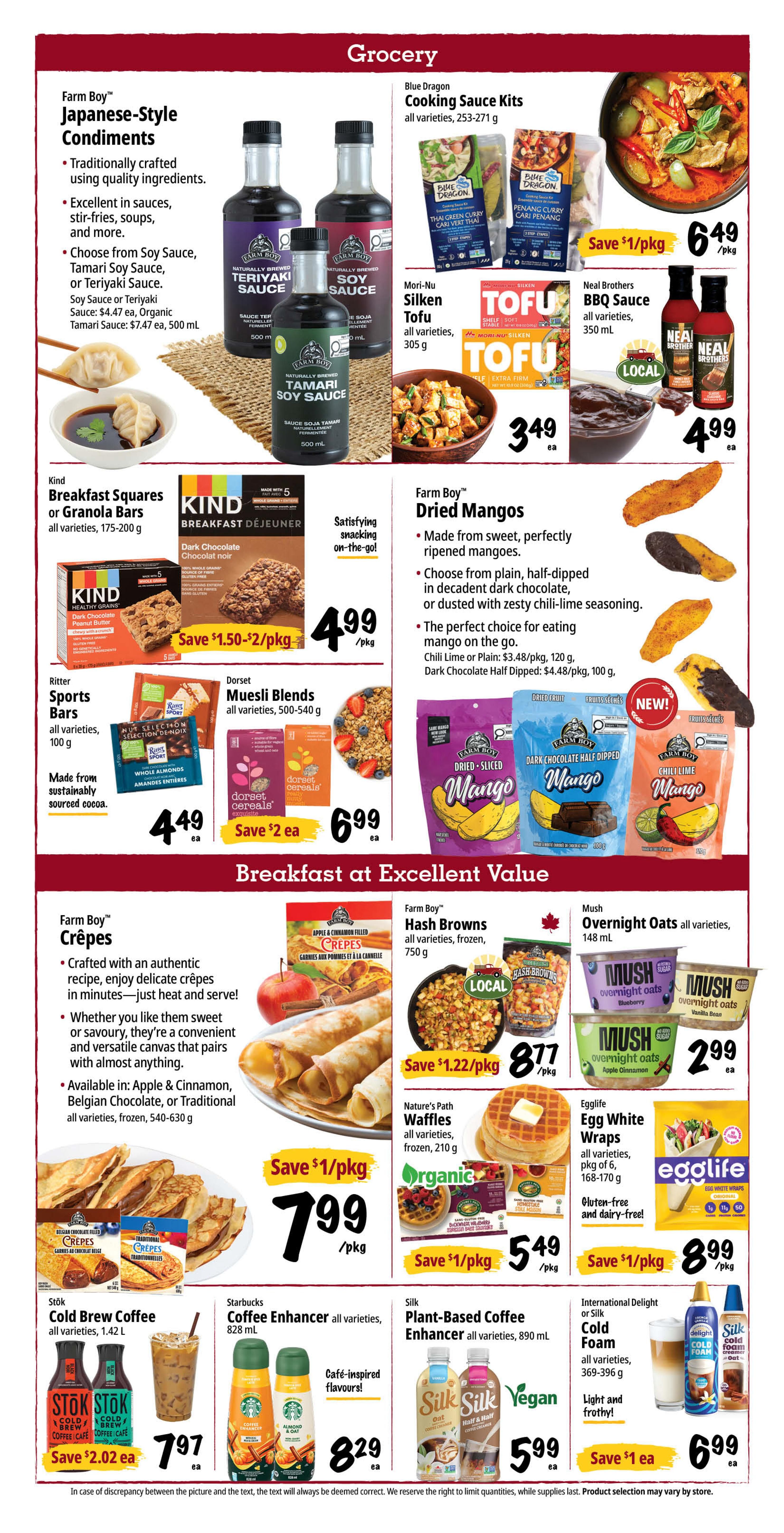 Farm Boy Flyer September 24 to 30