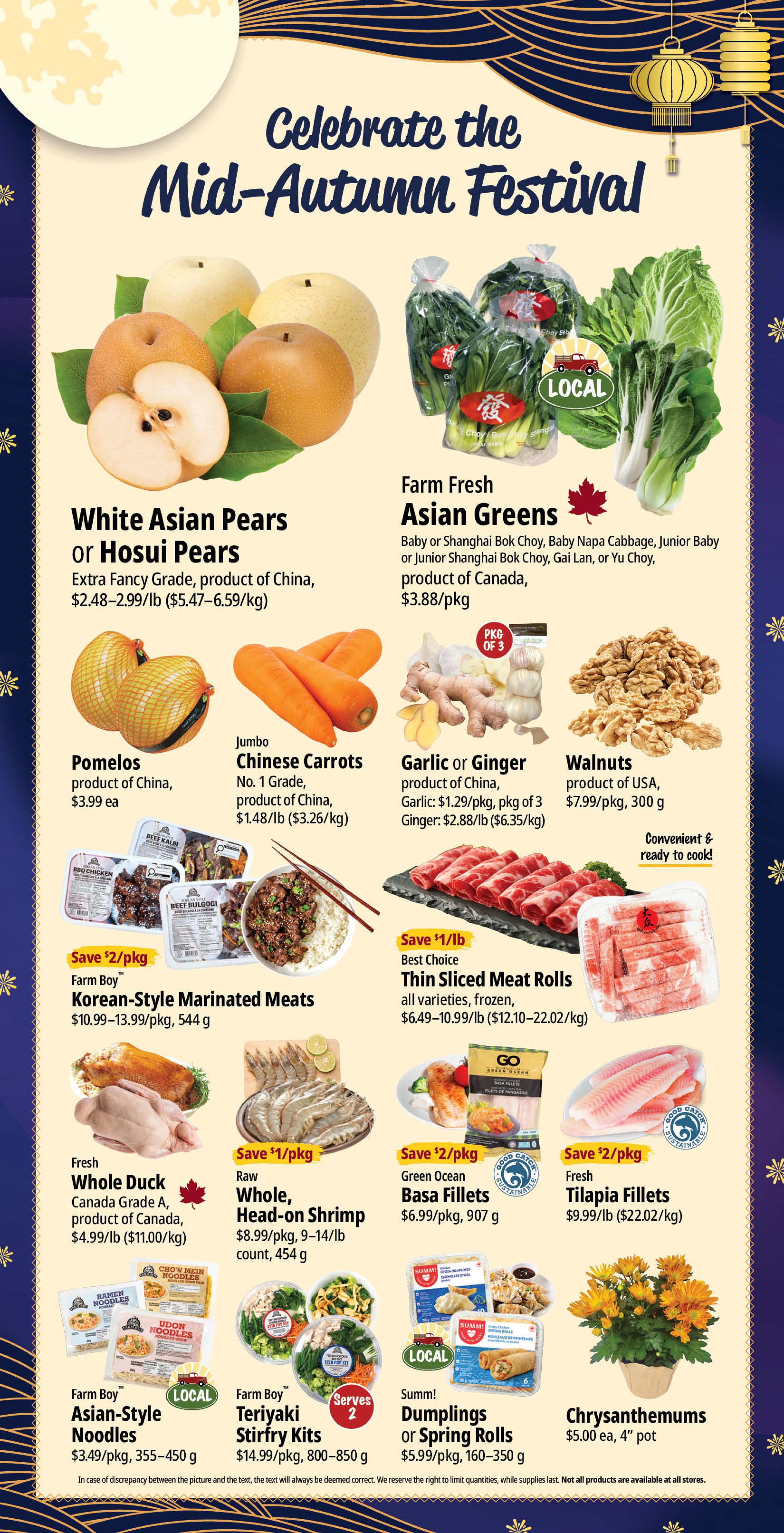 Farm Boy Flyer September 24 to 30