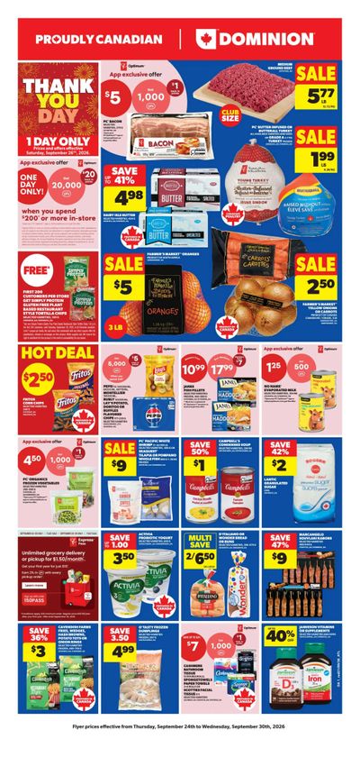 Dominion Flyer September 24 to 30 