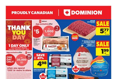 Dominion Flyer September 24 to 30 