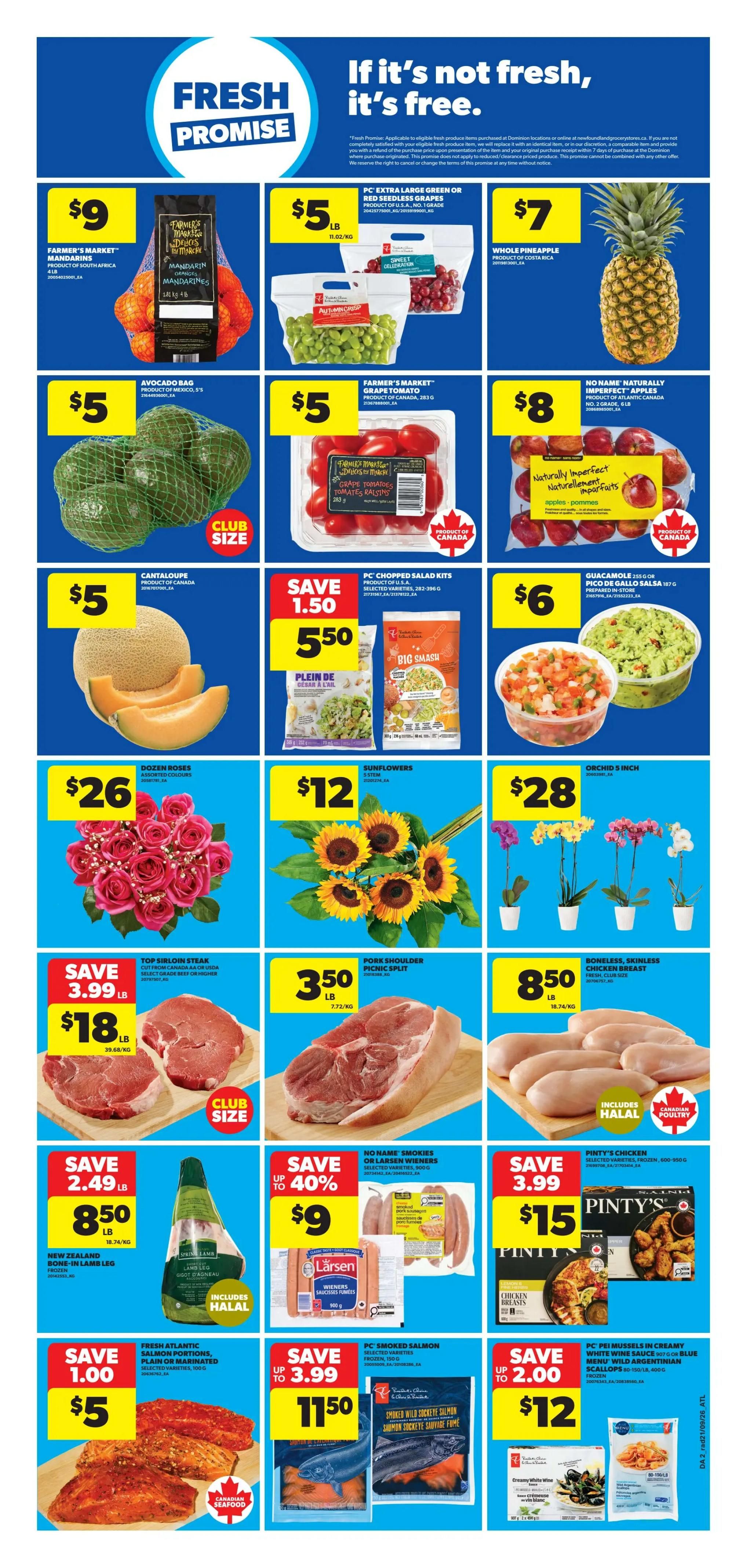 Dominion Flyer September 24 to 30 
