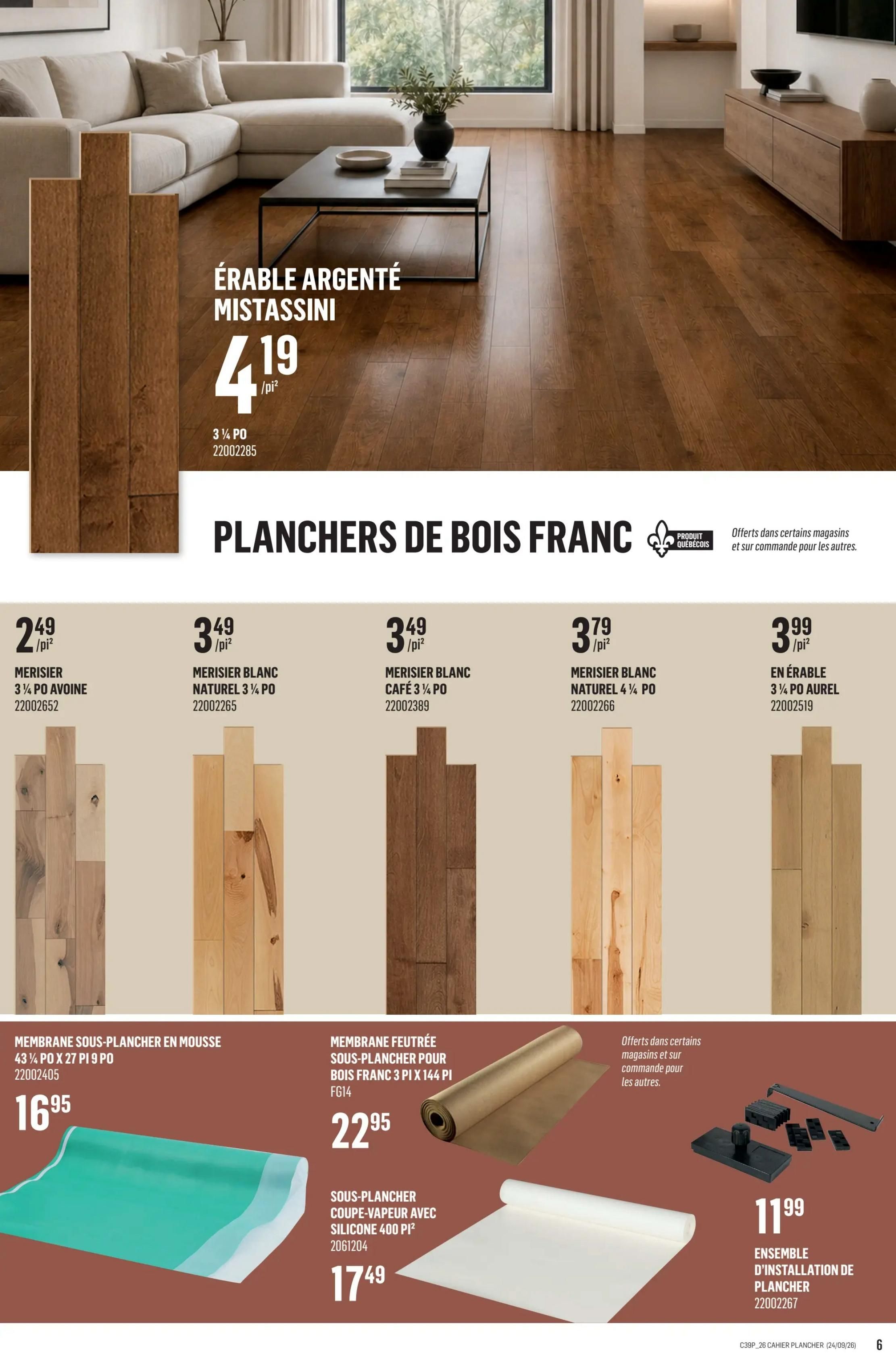 Canac Flyer September 24 to October 7