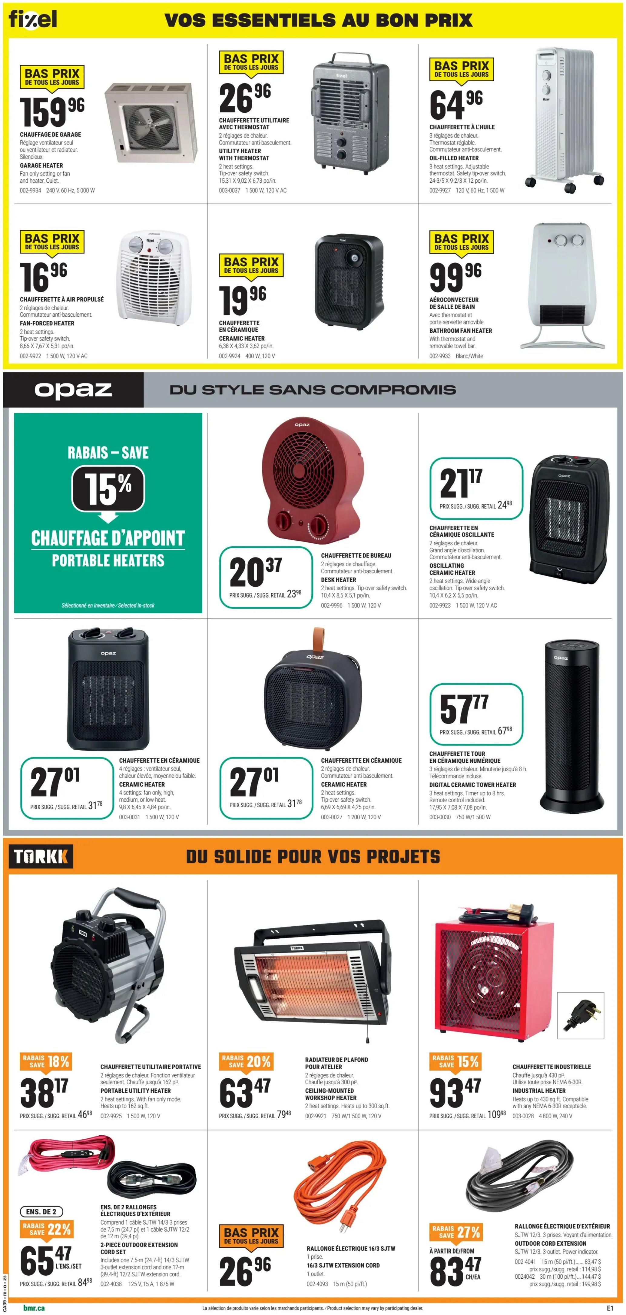 BMR Flyer September 24 to 30