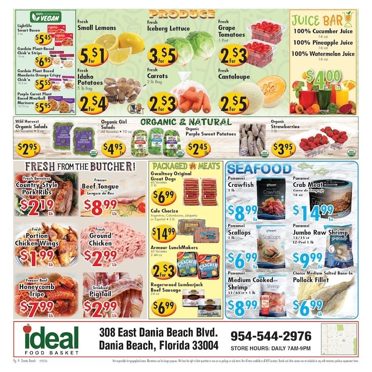 Ideal Food Basket (Dania Beach, FL) Weekly Ad September 23 - 29, 2026