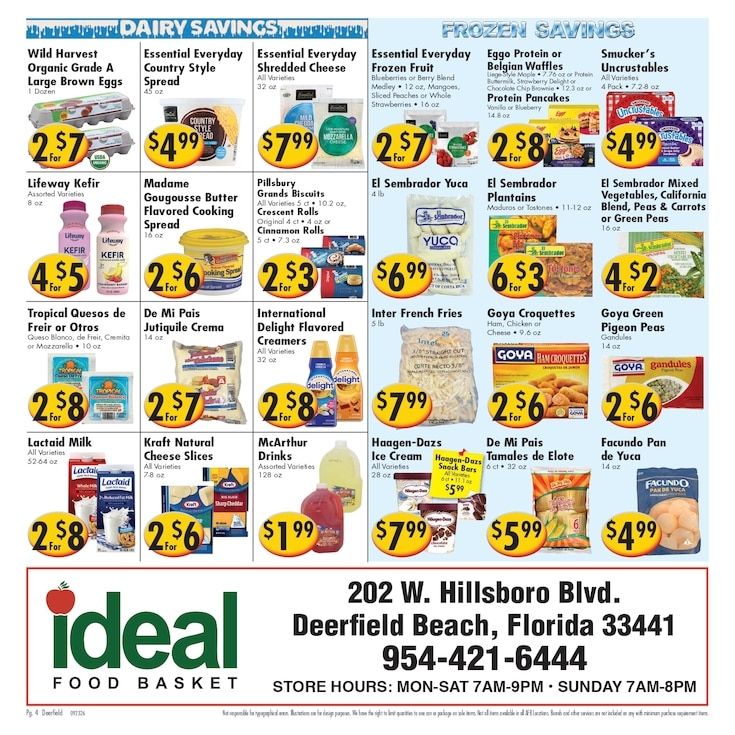 Ideal Food Basket (Deerfield Beach, FL) Weekly Ad September 23 - 29, 2026