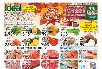 Ideal Food Basket (Fort Lauderdale, FL) Weekly Ad September 23 - 29, 2026