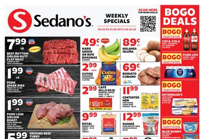 Sedano's Weekly Ad September 23 - 29, 2026