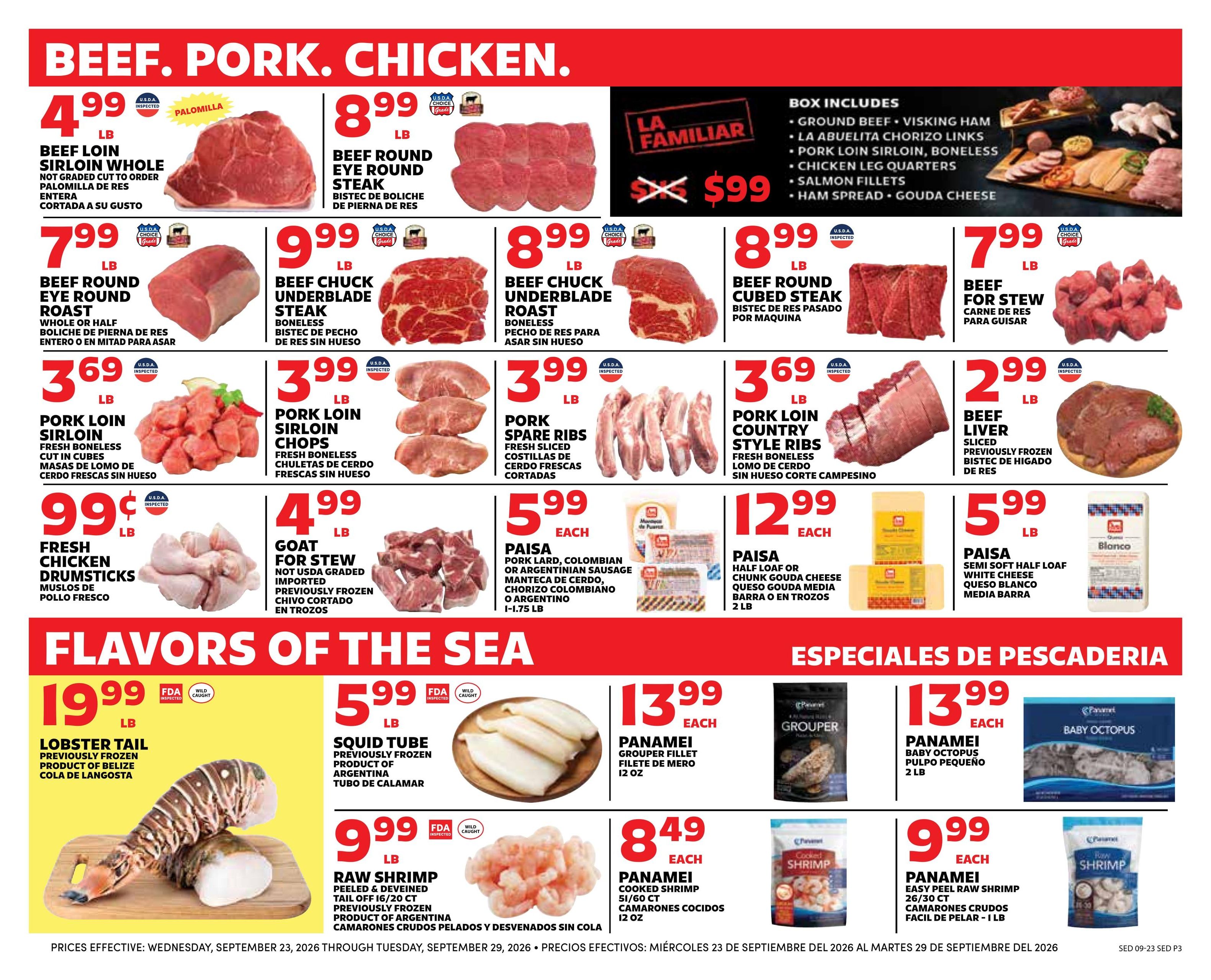 Sedano's Weekly Ad September 23 - 29, 2026
