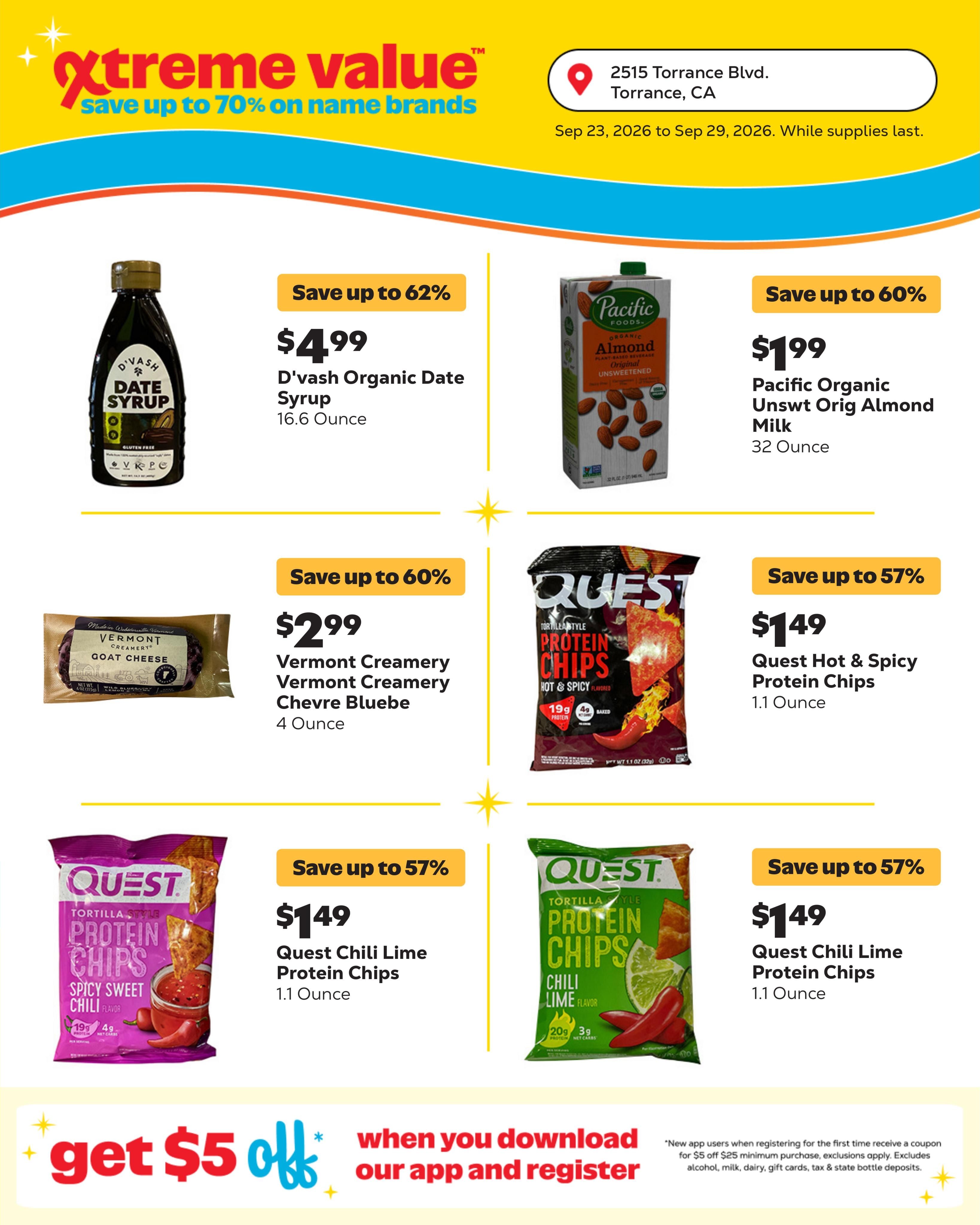 Grocery Outlet (Torrance Area, CA) Weekly Ad September 23 - 29, 2026