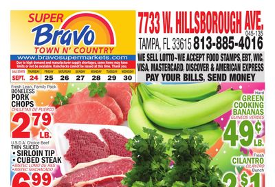 Bravo Supermarket (Bay Pines Area, FL) Bravo Florida Weekly Weekly Ad September 24 - 30, 2026