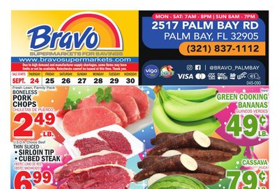 Bravo Supermarket (Palm Bay Area, FL) Bravo Florida Weekly Weekly Ad September 24 - 30, 2026