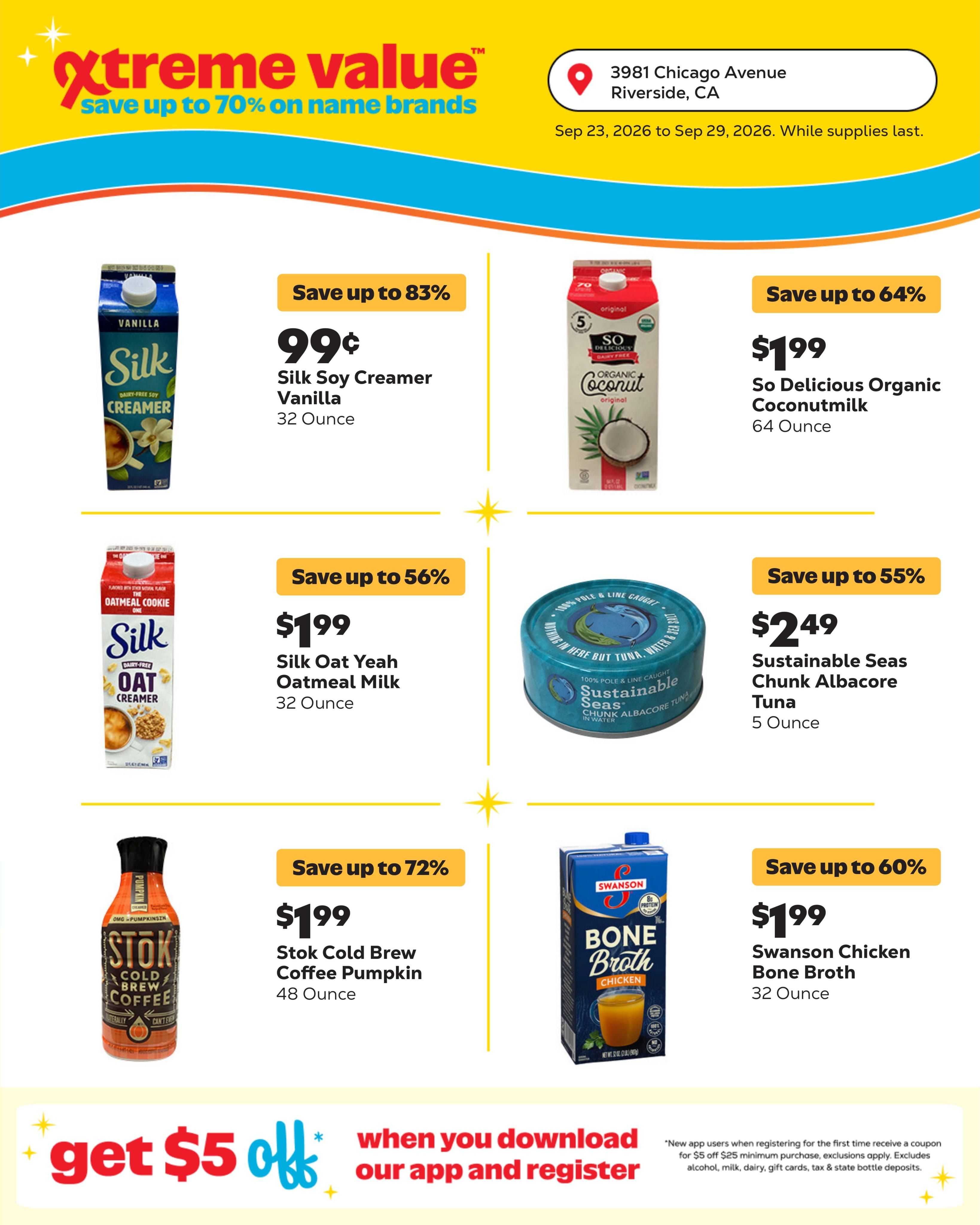 Grocery Outlet (Moreno Valley-Riverside Area, CA) Weekly Ad September 23 - 29, 2026