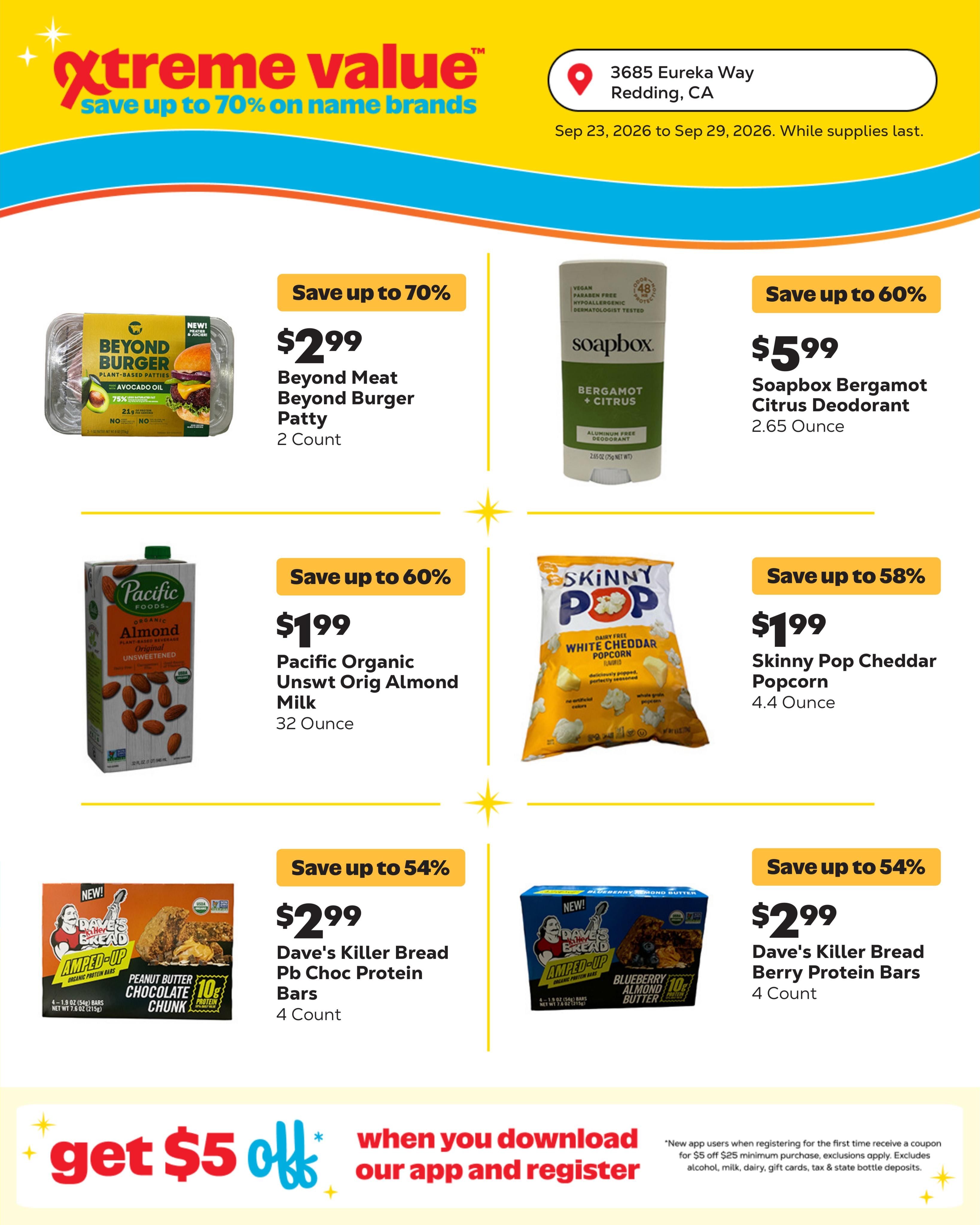 Grocery Outlet (Douglas City Area, CA) Weekly Ad September 23 - 29, 2026