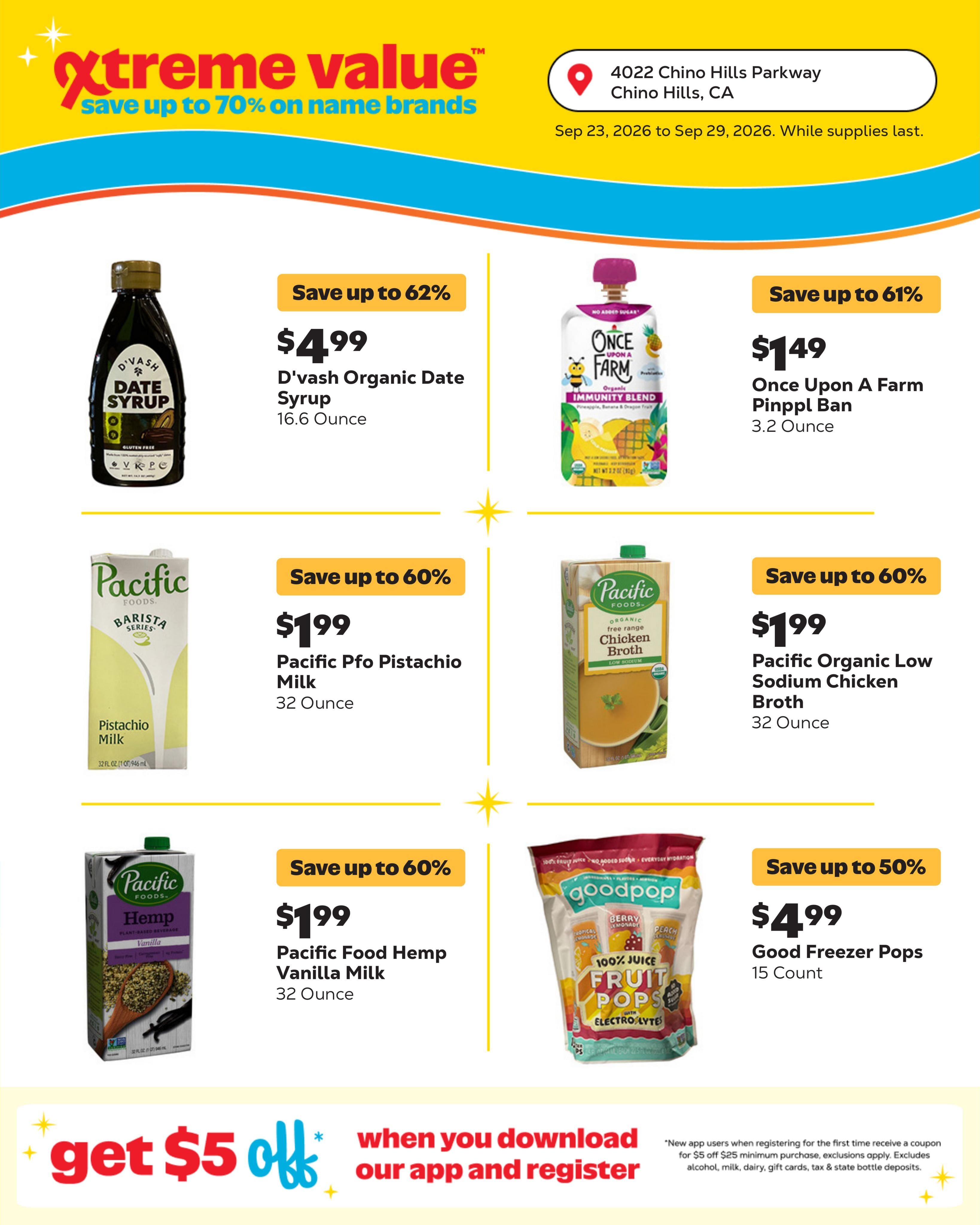 Grocery Outlet (Pomona Area, CA) Weekly Ad September 23 - 29, 2026