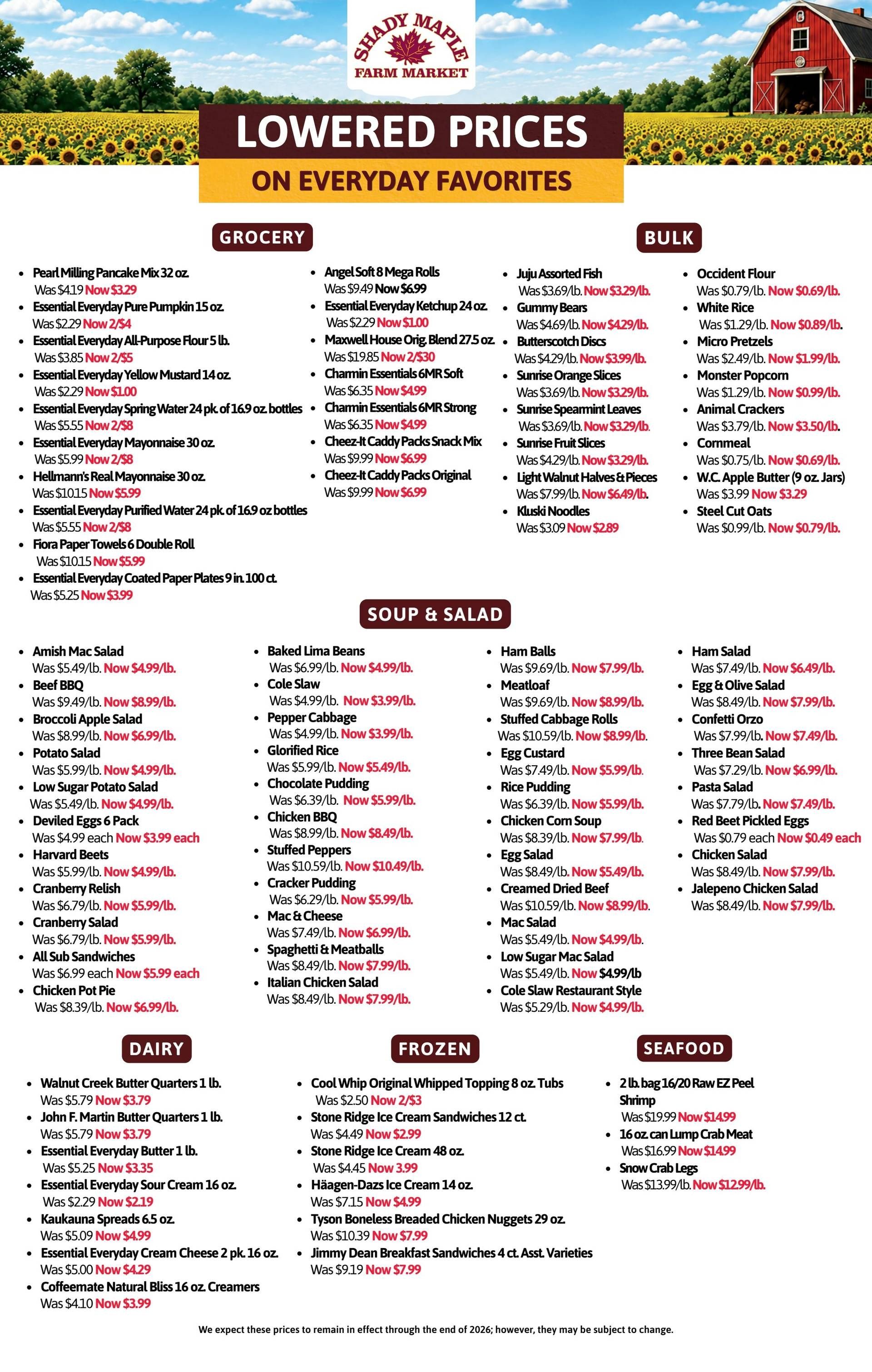 Shady Maple Weekly Ad September 23 - 29, 2026