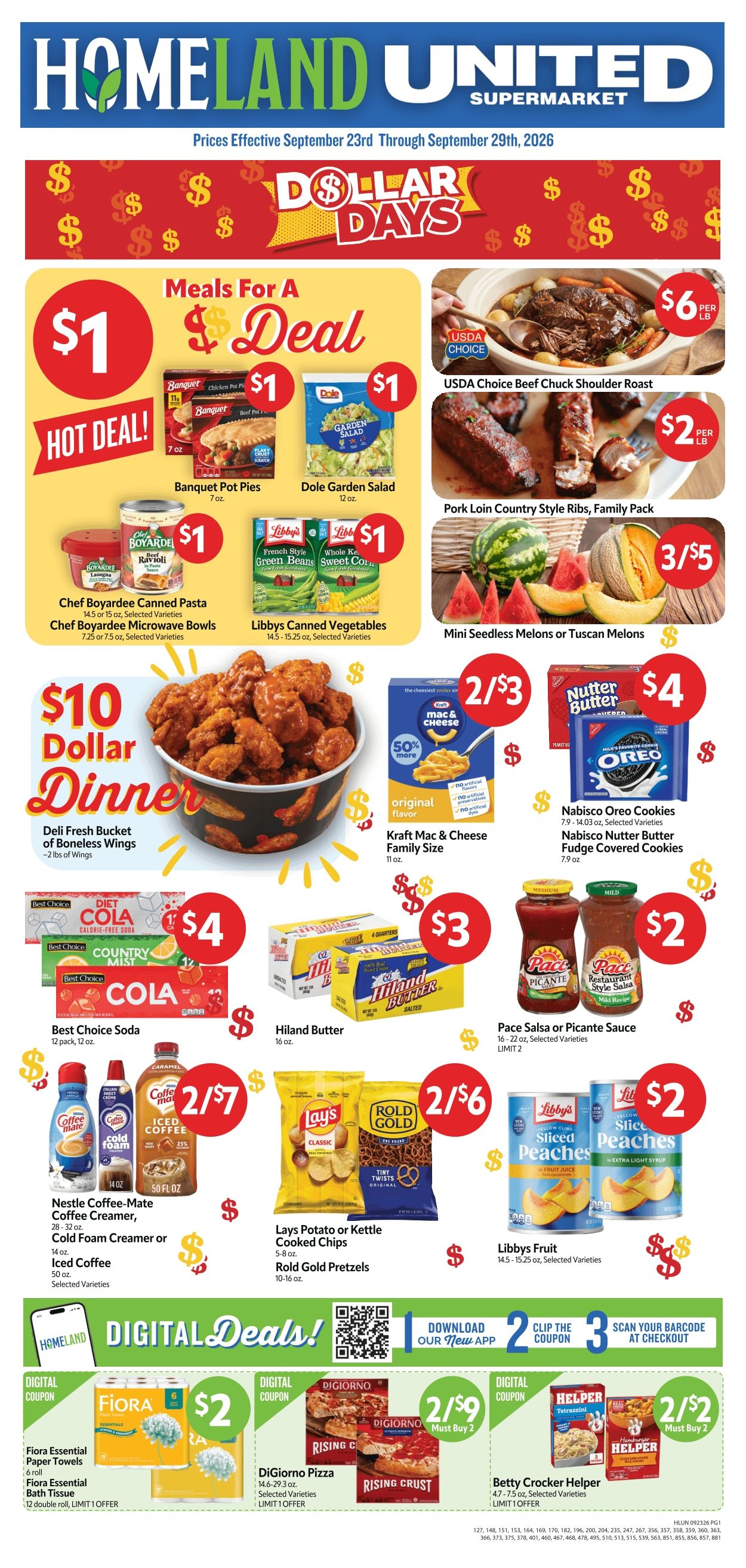 Homeland Stores (Chickasha, OK) Weekly Ad September 23 - 29, 2026