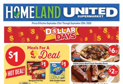 Homeland Stores (Henryetta, OK) Weekly Ad September 23 - 29, 2026