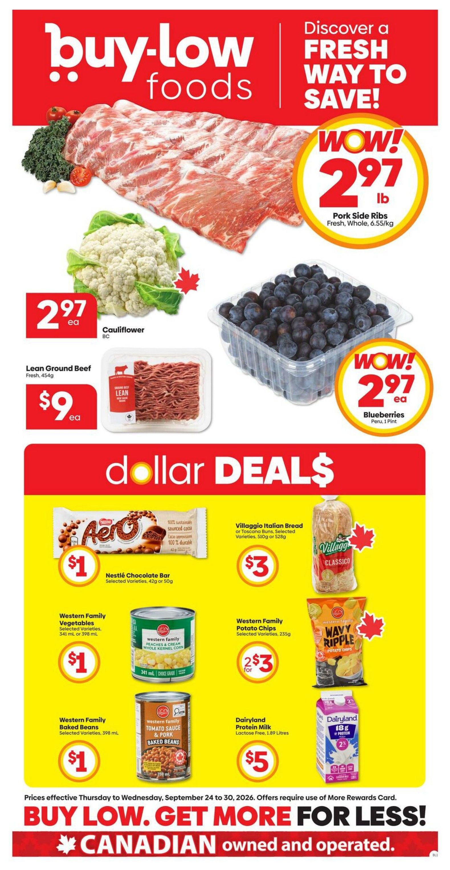 Buy-Low Foods Flyer September 24 to 30