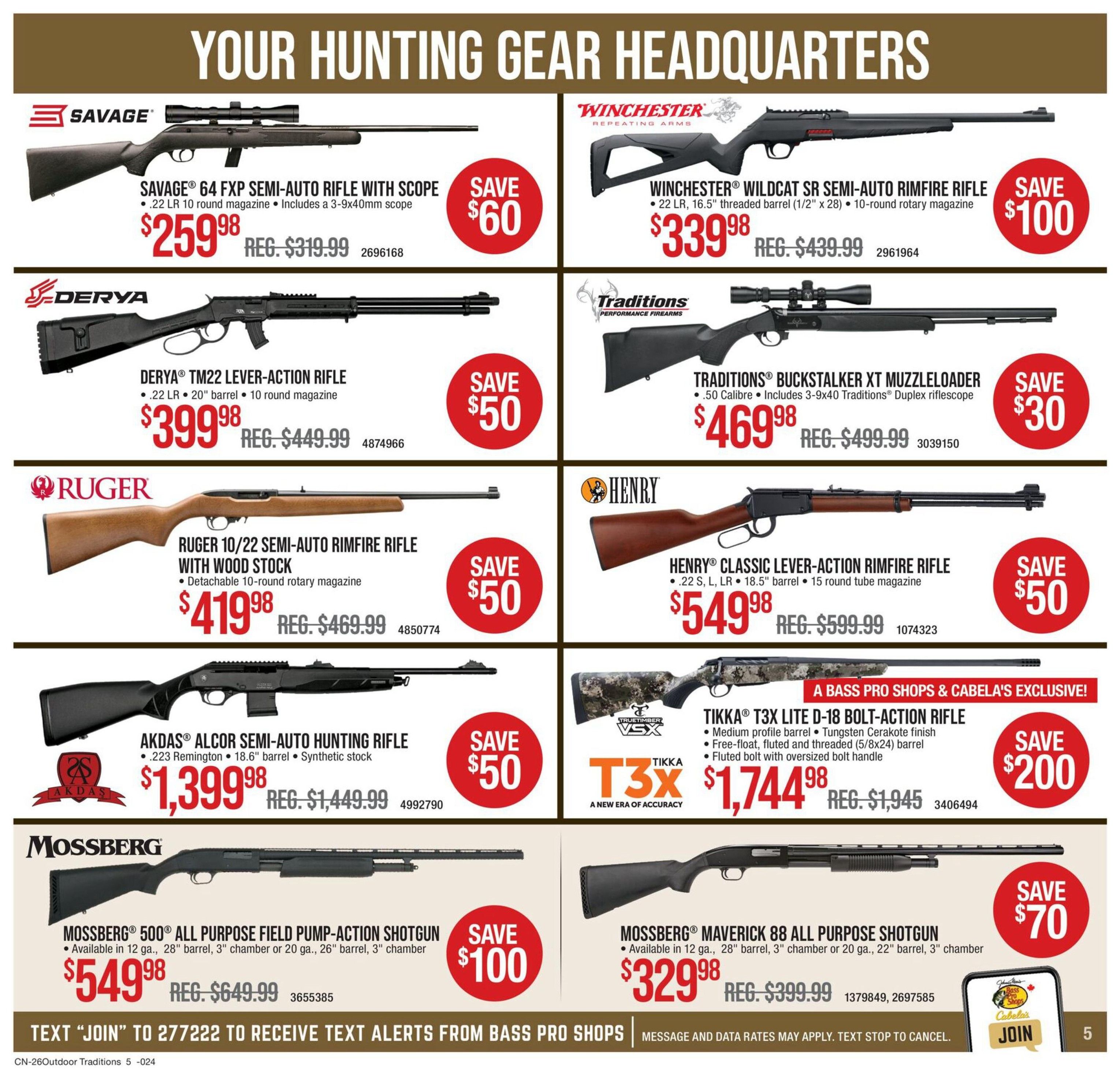 Bass Pro Shops Flyer September 24 to October 7