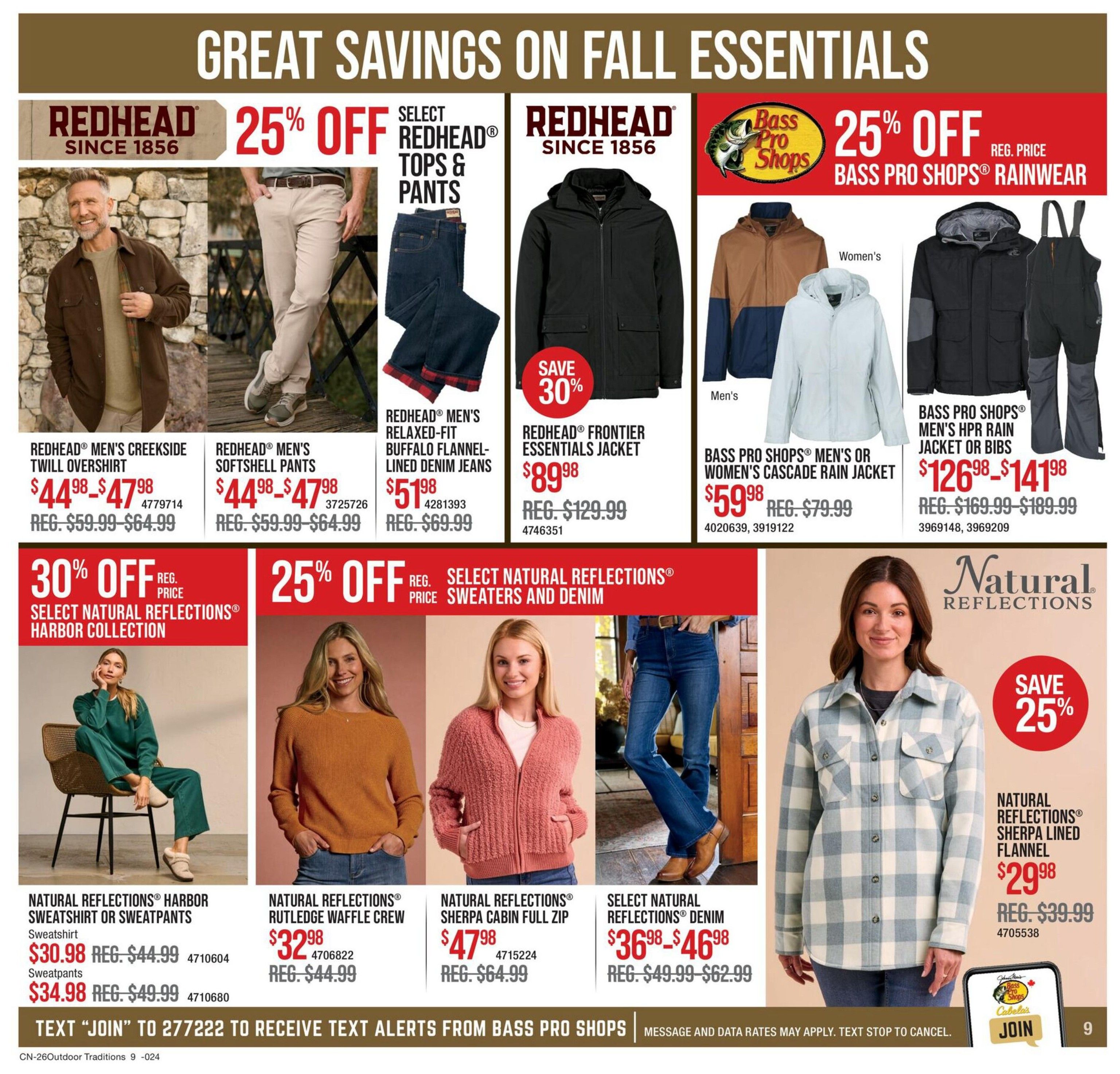 Bass Pro Shops Flyer September 24 to October 7